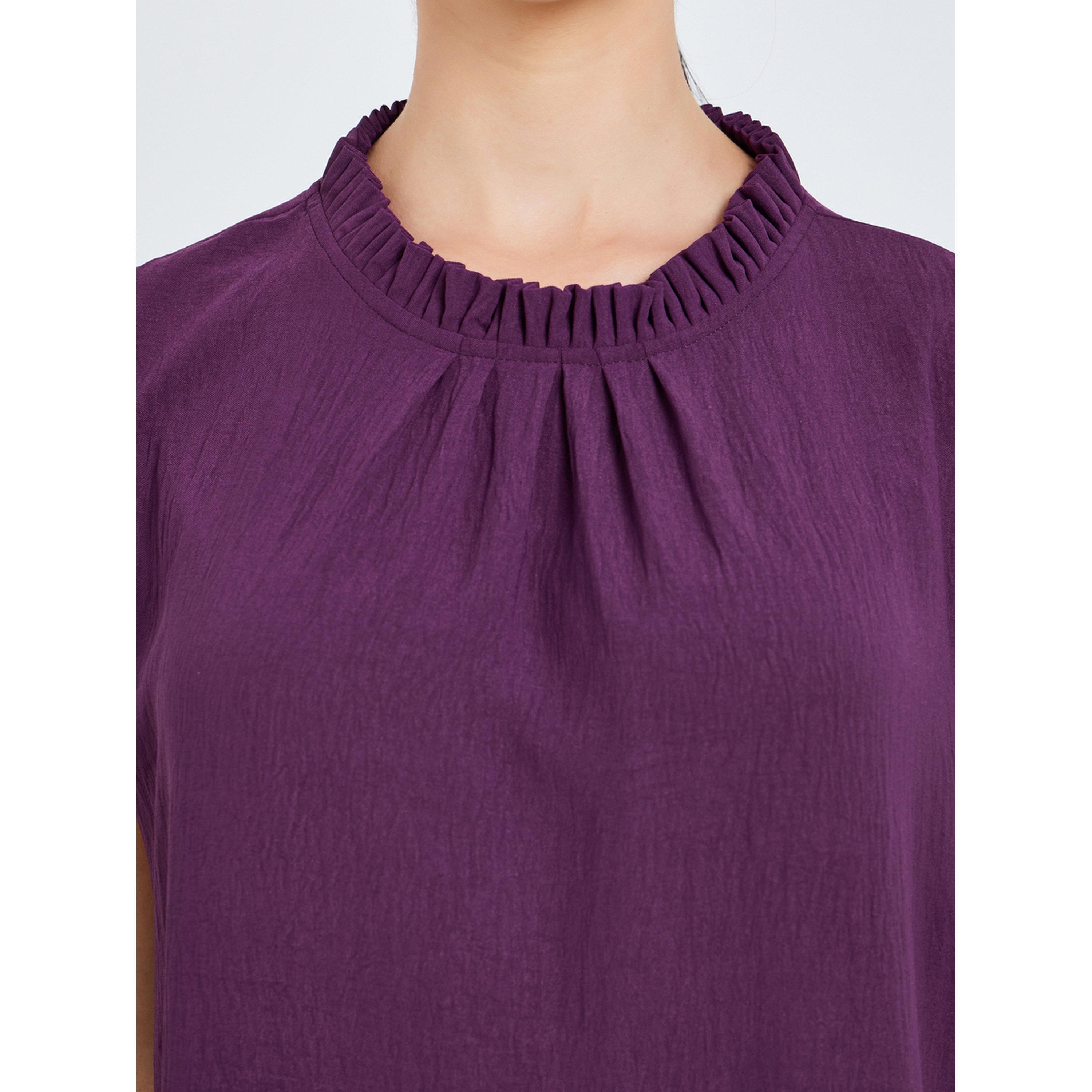 Styli Women Purple Sleeveless A-Line Jalabiya-women-arabicclothing-jalabiyas-image-3