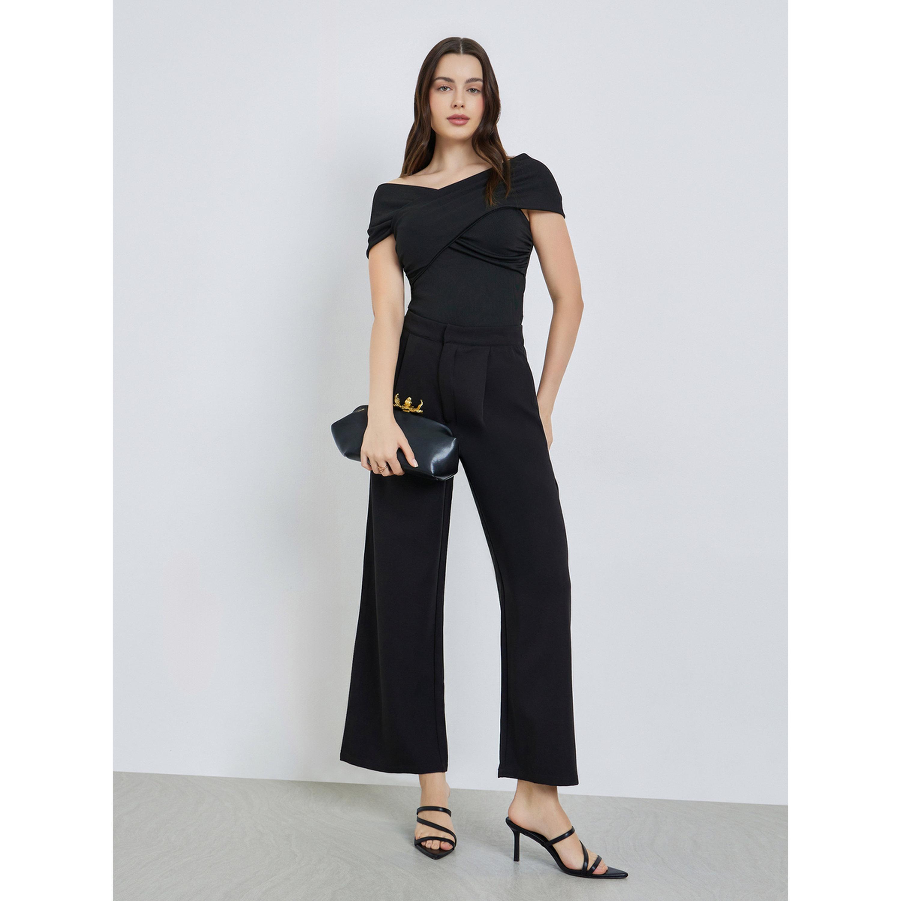 بلوزة محبوك ضيق بكتف واحد-women-clothing-shirtsandblouses-blouses-image-2