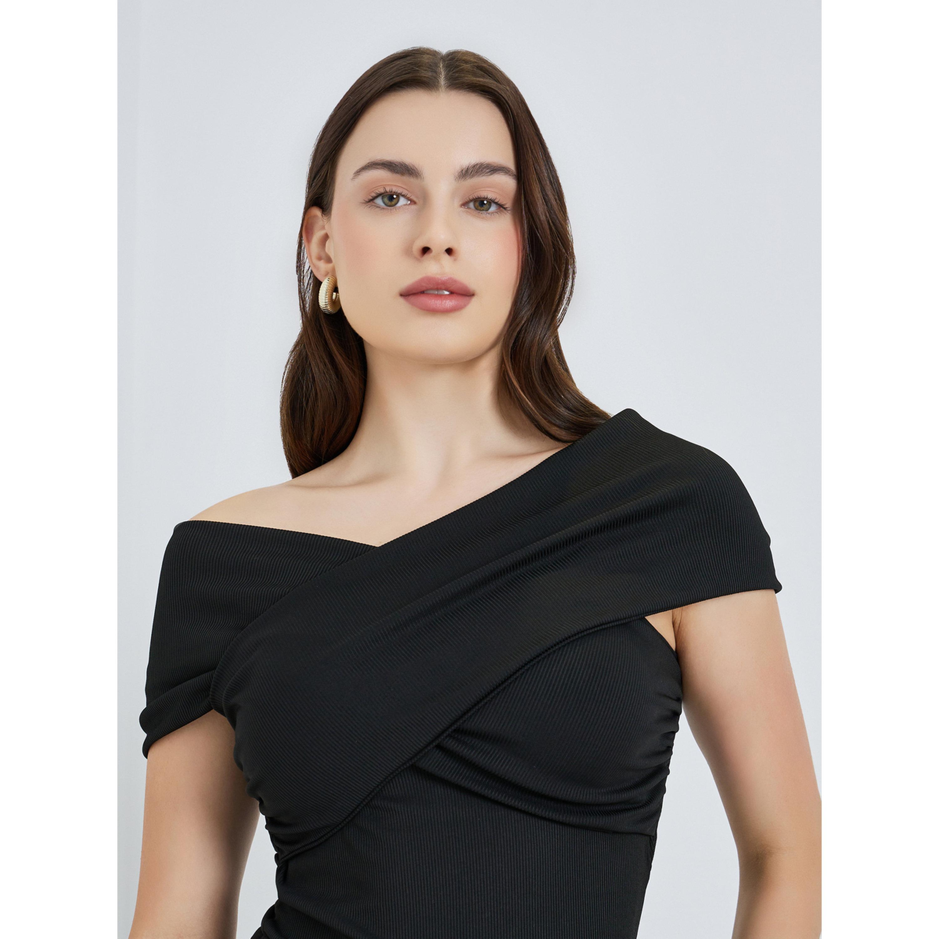 بلوزة محبوك ضيق بكتف واحد-women-clothing-shirtsandblouses-blouses-image-3