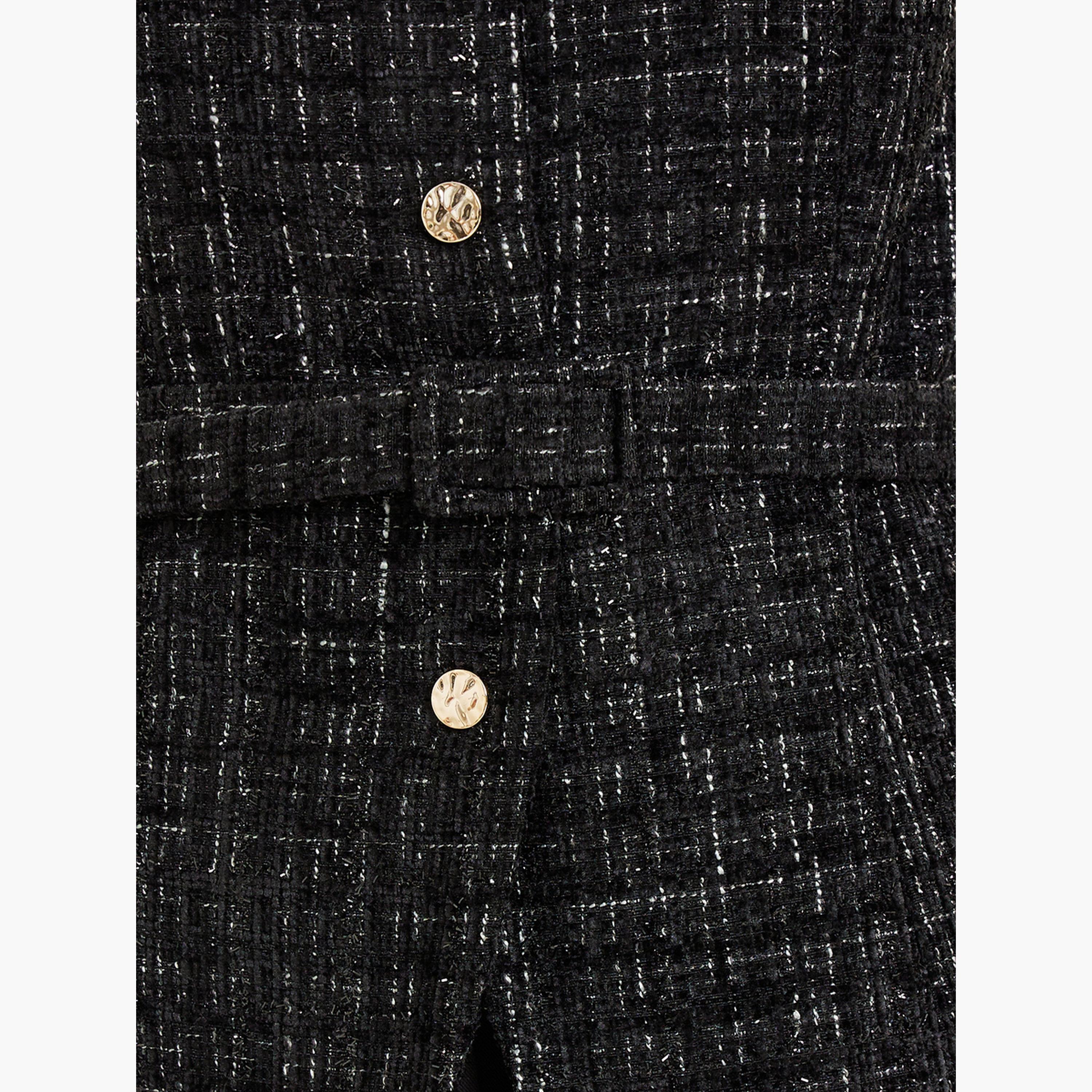 Styli Women Tweed Button Down Waistcoat-women-clothing-shirtsandblouses-blouses-image-3