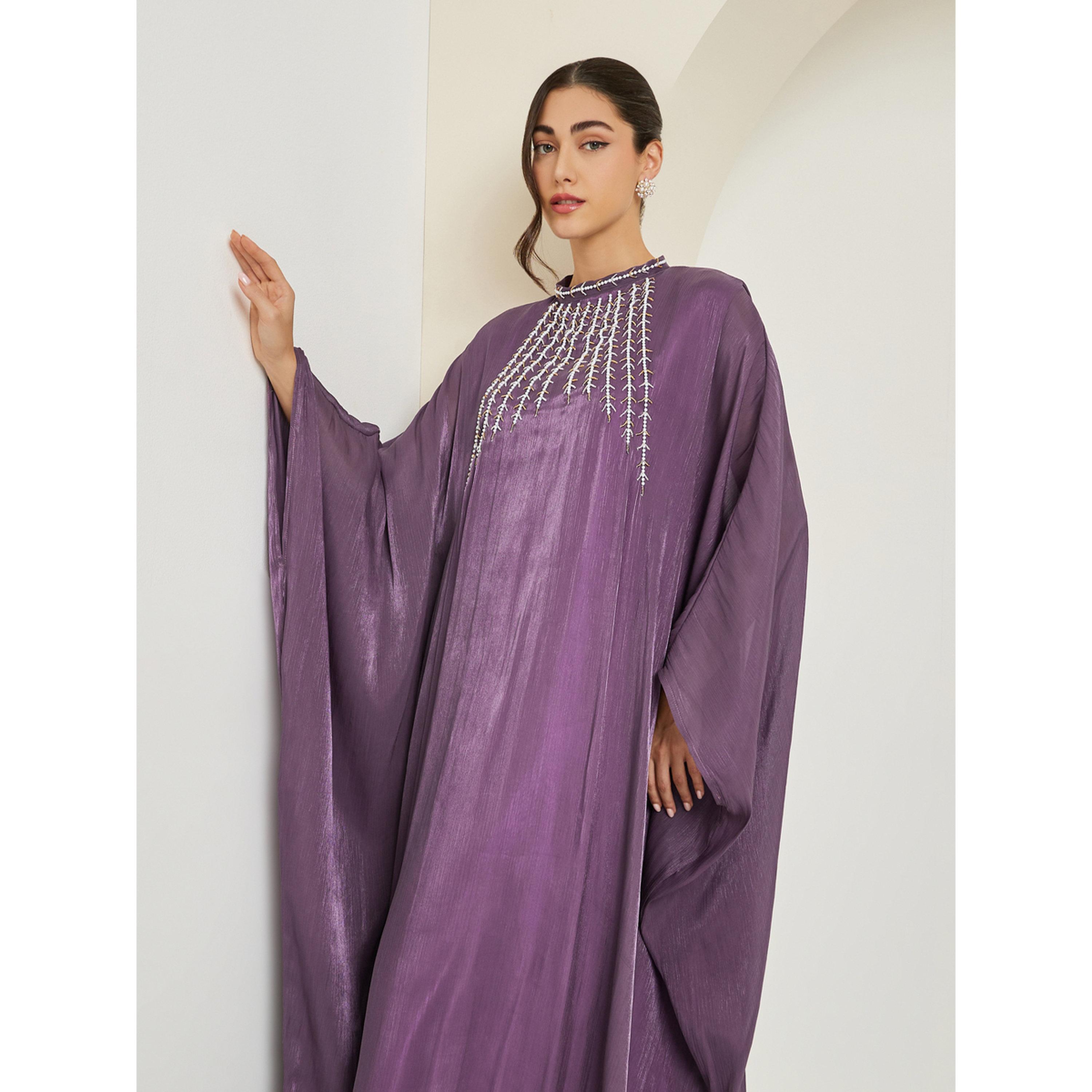 قفطان طويل بنفسجي مطرز-women-arabicclothing-kaftan-image-3