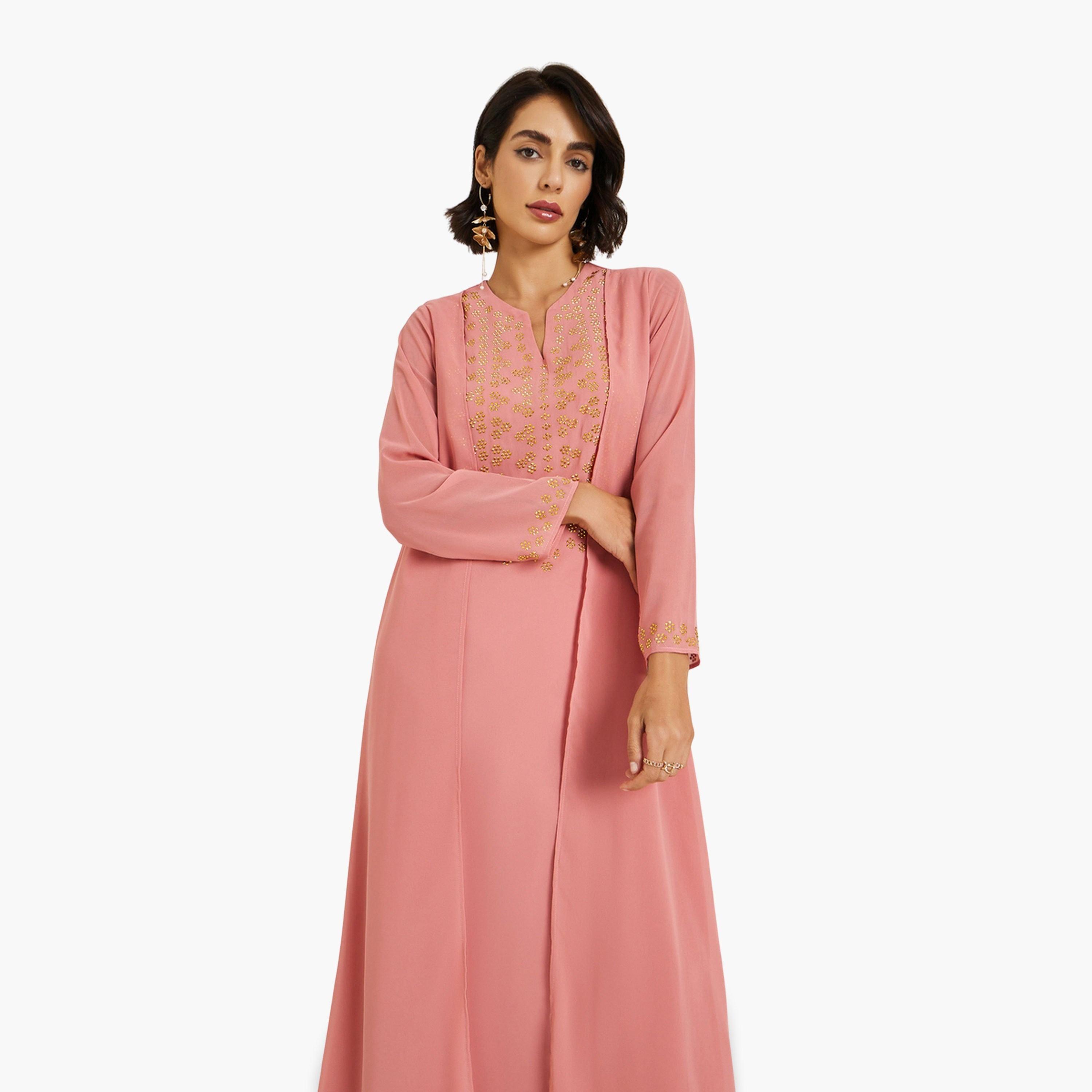 جلابية مزينة بالكريستال-women-arabicclothing-jalabiyas-image-2