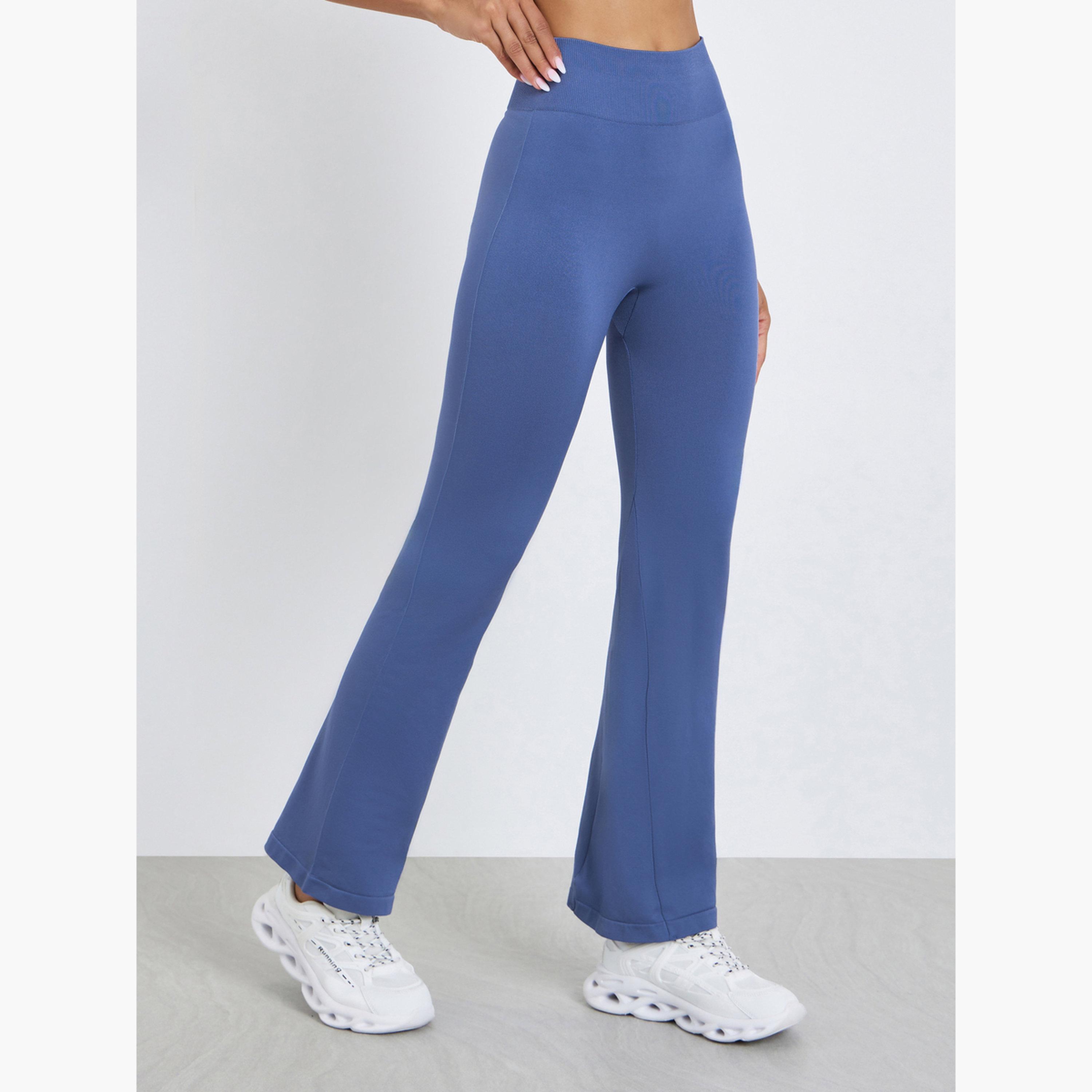 ليقنز واسع بخصر عريض بدون خياطة-sports-women-clothing-joggersandtrackpants-image-1