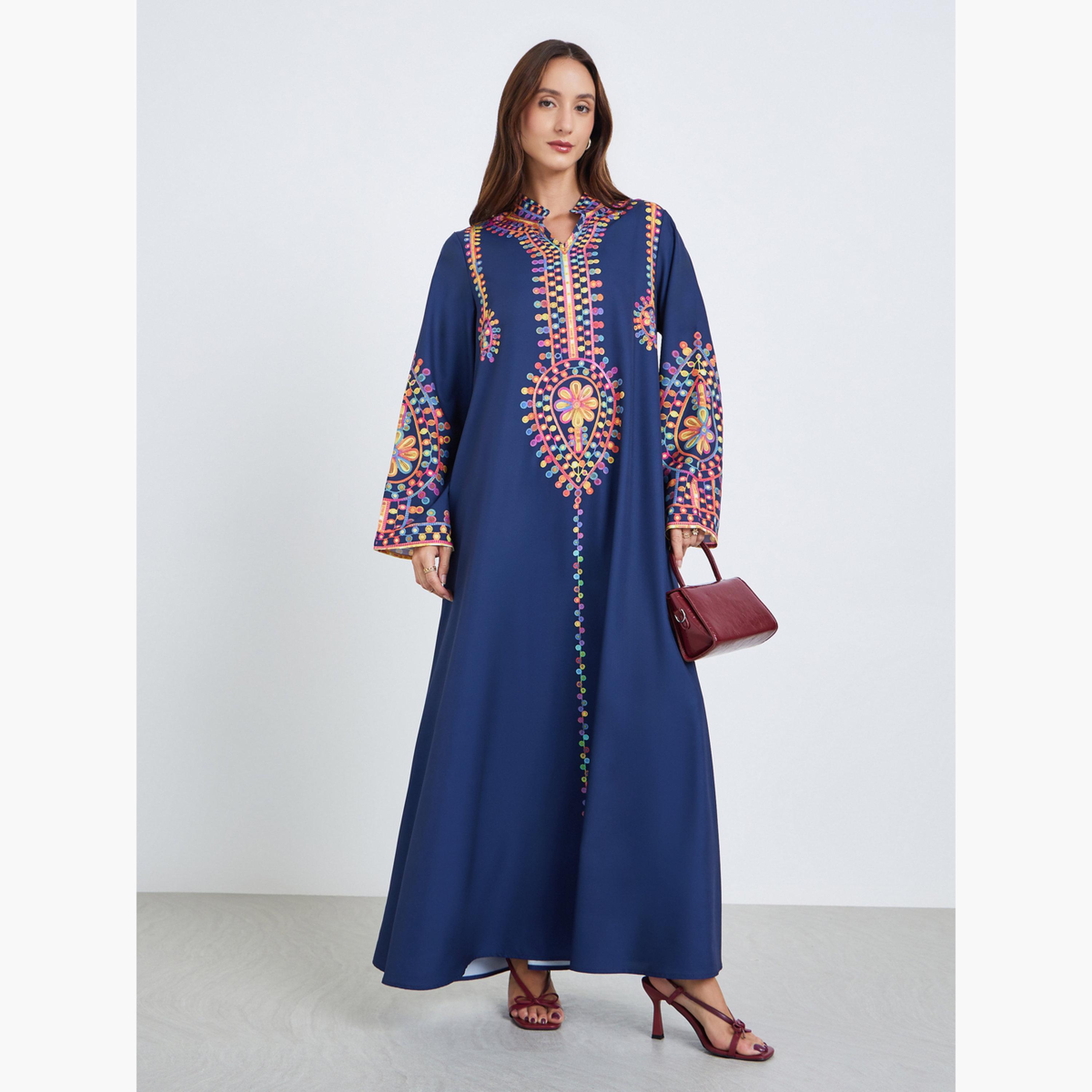 جلابية طويلة مطرزة-women-arabicclothing-jalabiyas-image-1