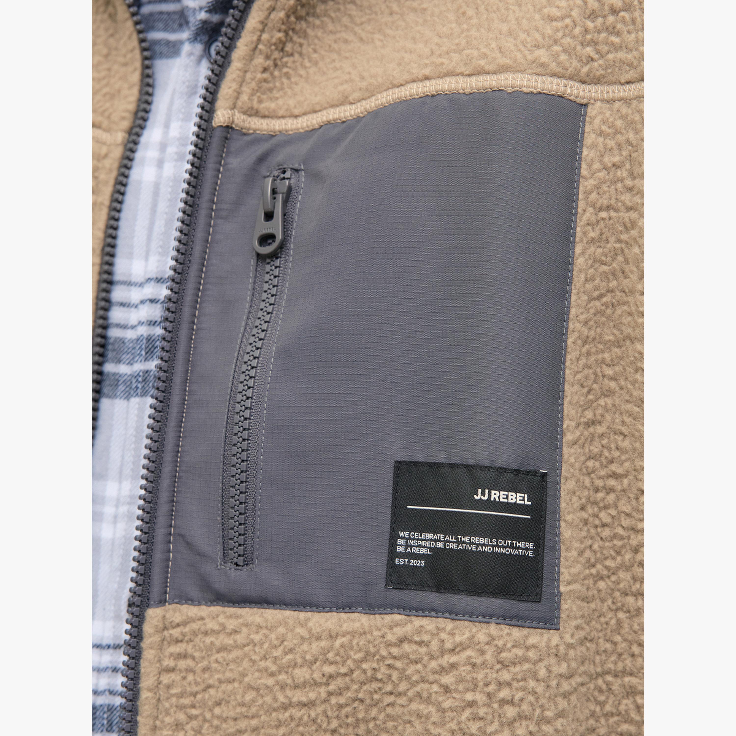 جاكيت فليس تيدي مع جيب بسحَّاب غلق-men-clothing-jacketsandblazers-jackets-image-6