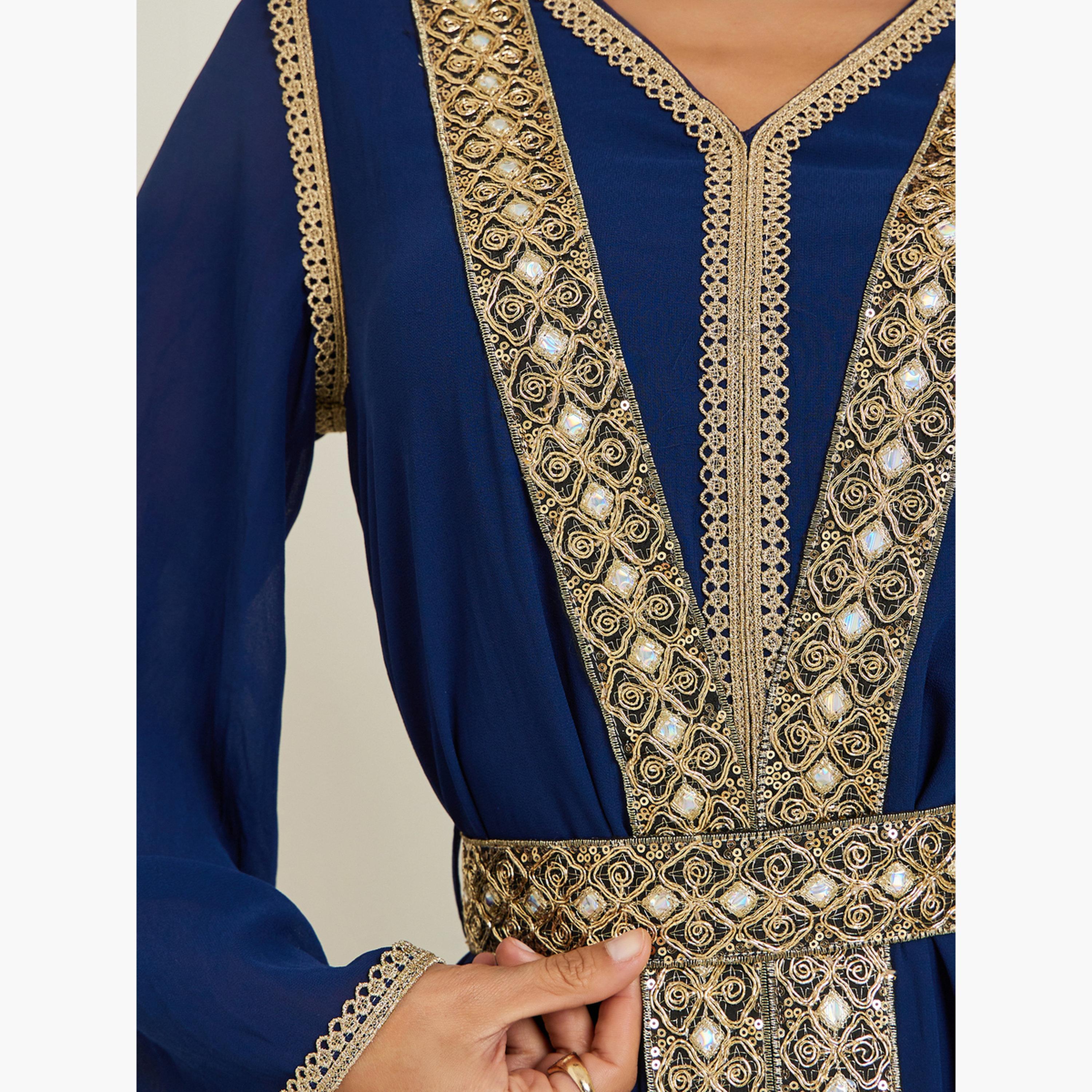 جلابية شيفون بتداخلات دانتيل-women-arabicclothing-jalabiyas-image-4