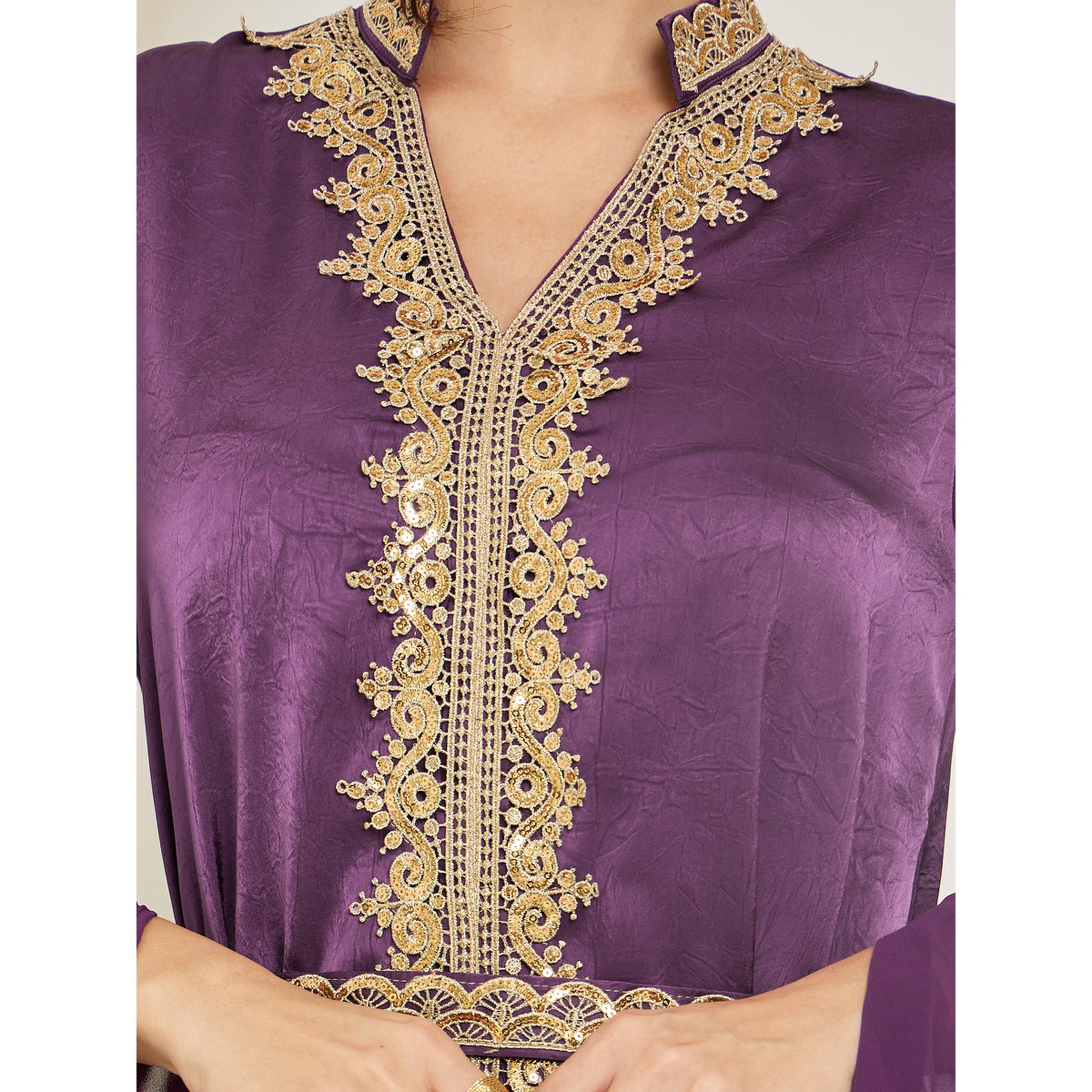 جلابية ساتان بنفسجية مطرزة-women-arabicclothing-jalabiyas-image-4