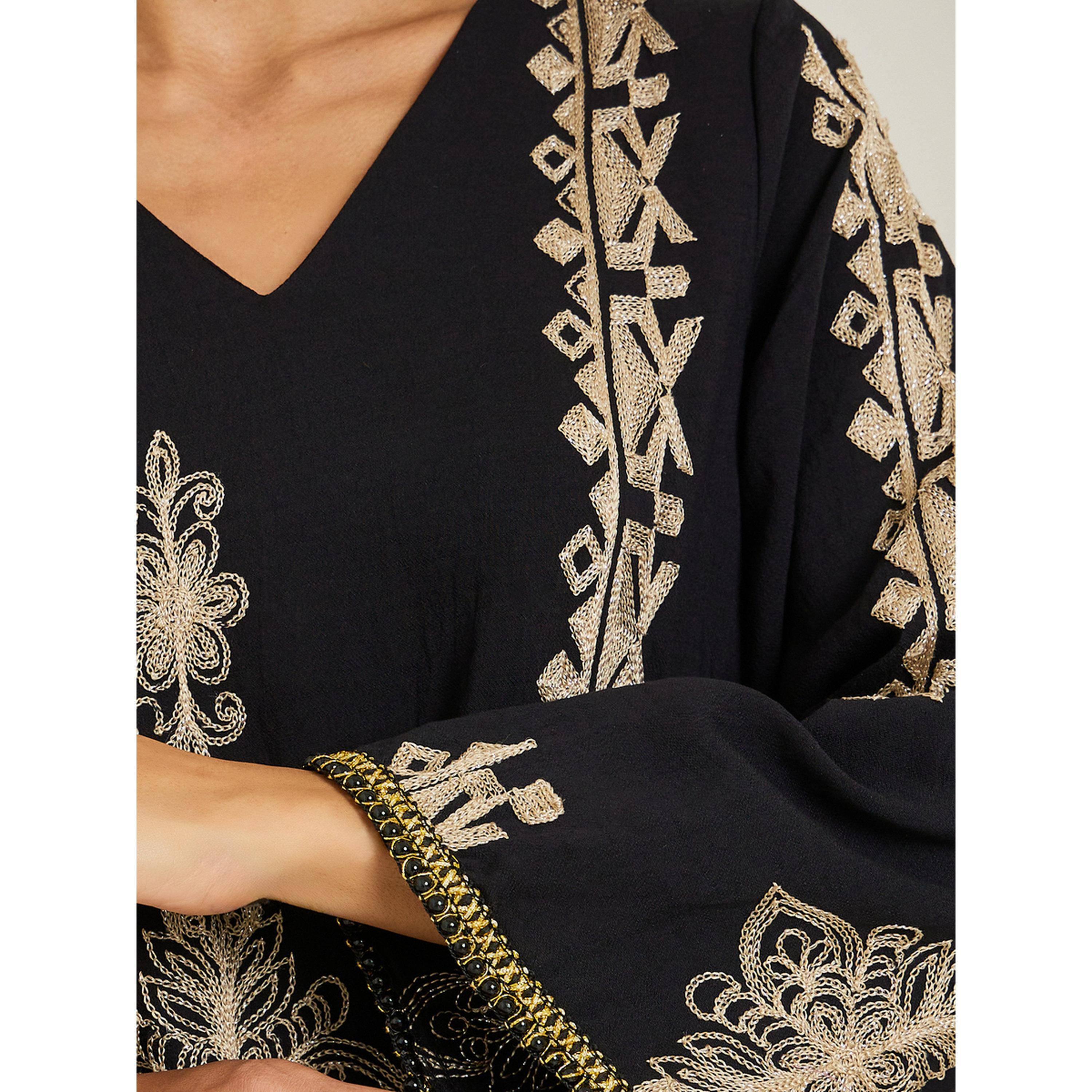 جلابية مطرزة بحافة واسعة-women-arabicclothing-jalabiyas-image-4