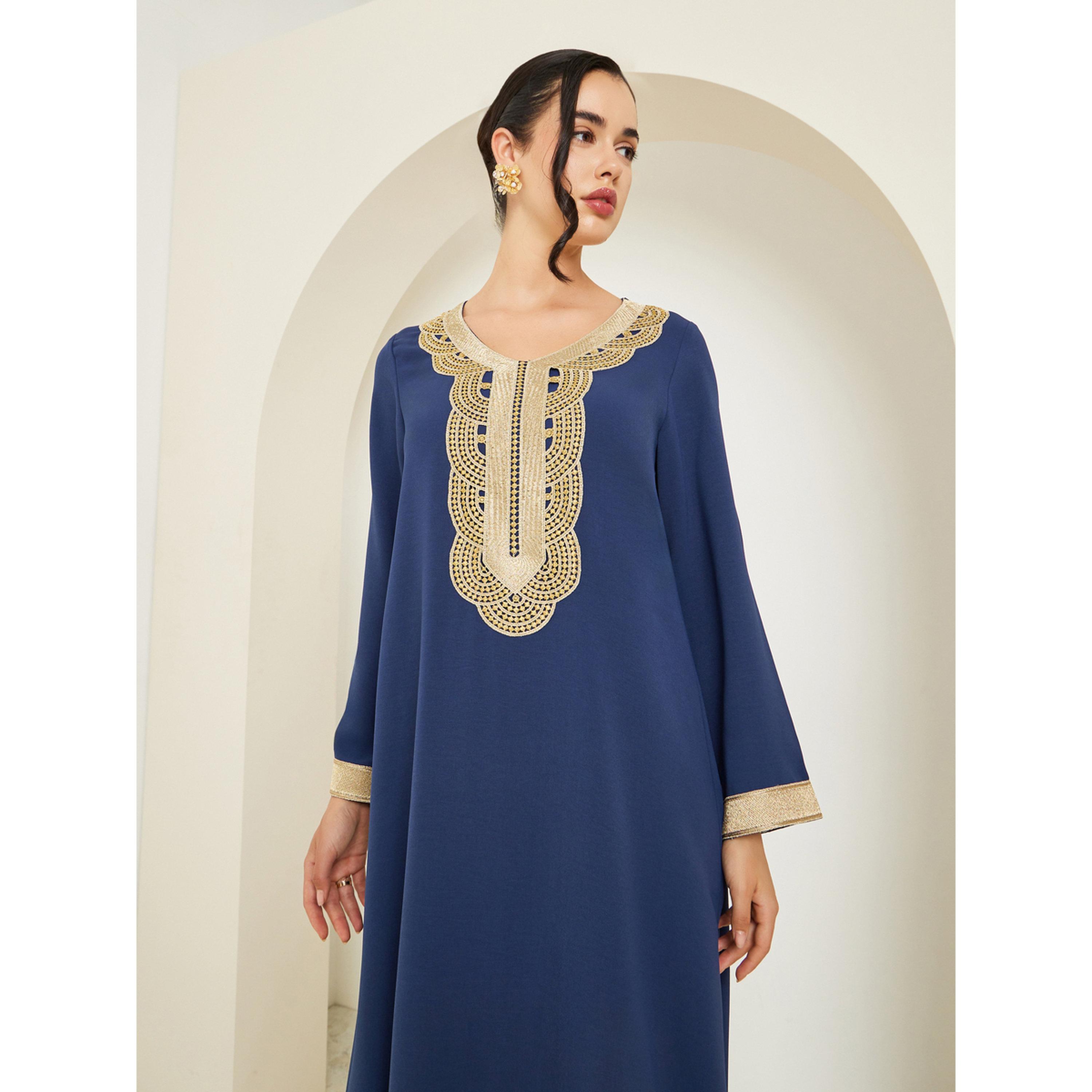 جلابية بتطريز ذهبي-women-arabicclothing-jalabiyas-image-2