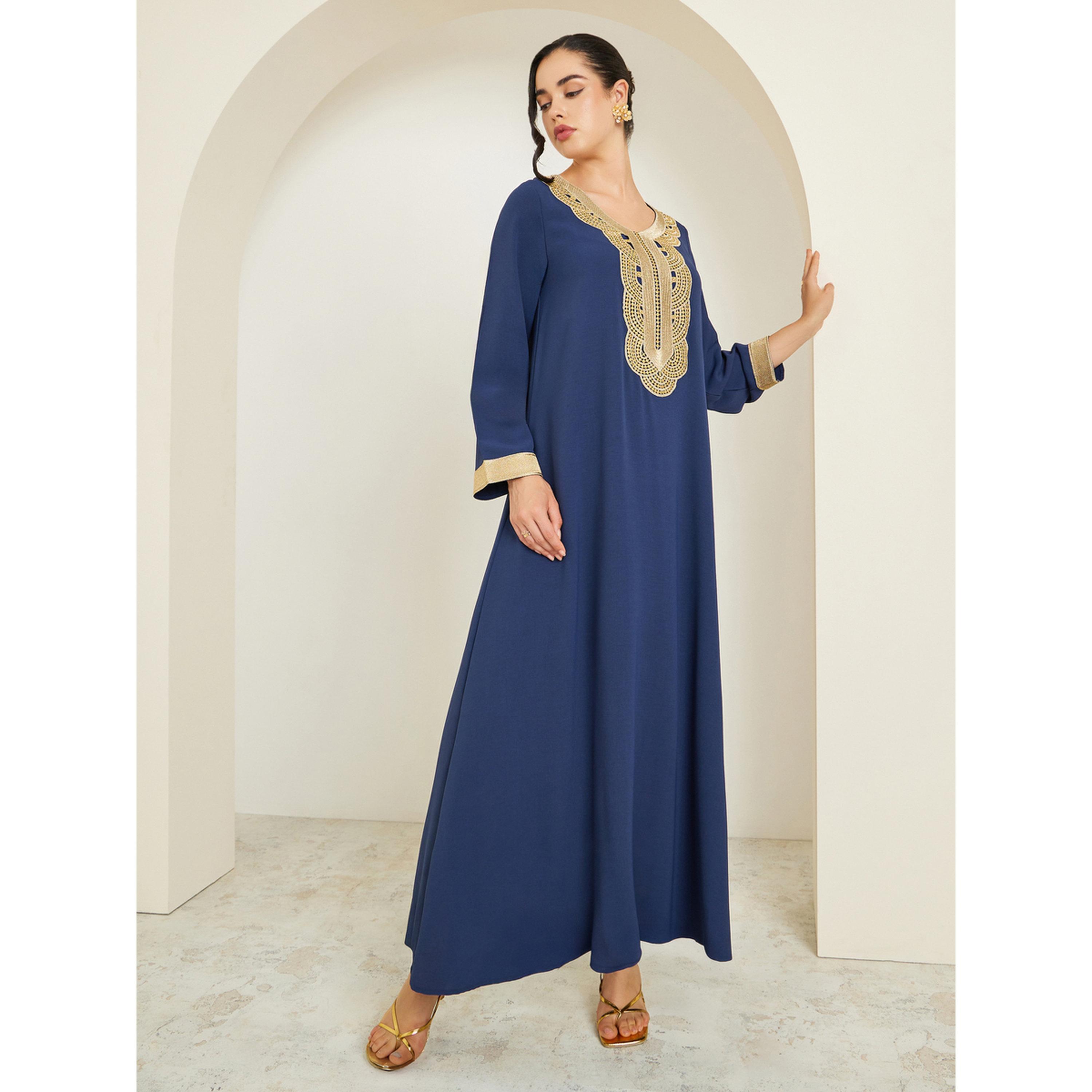 جلابية بتطريز ذهبي-women-arabicclothing-jalabiyas-image-3
