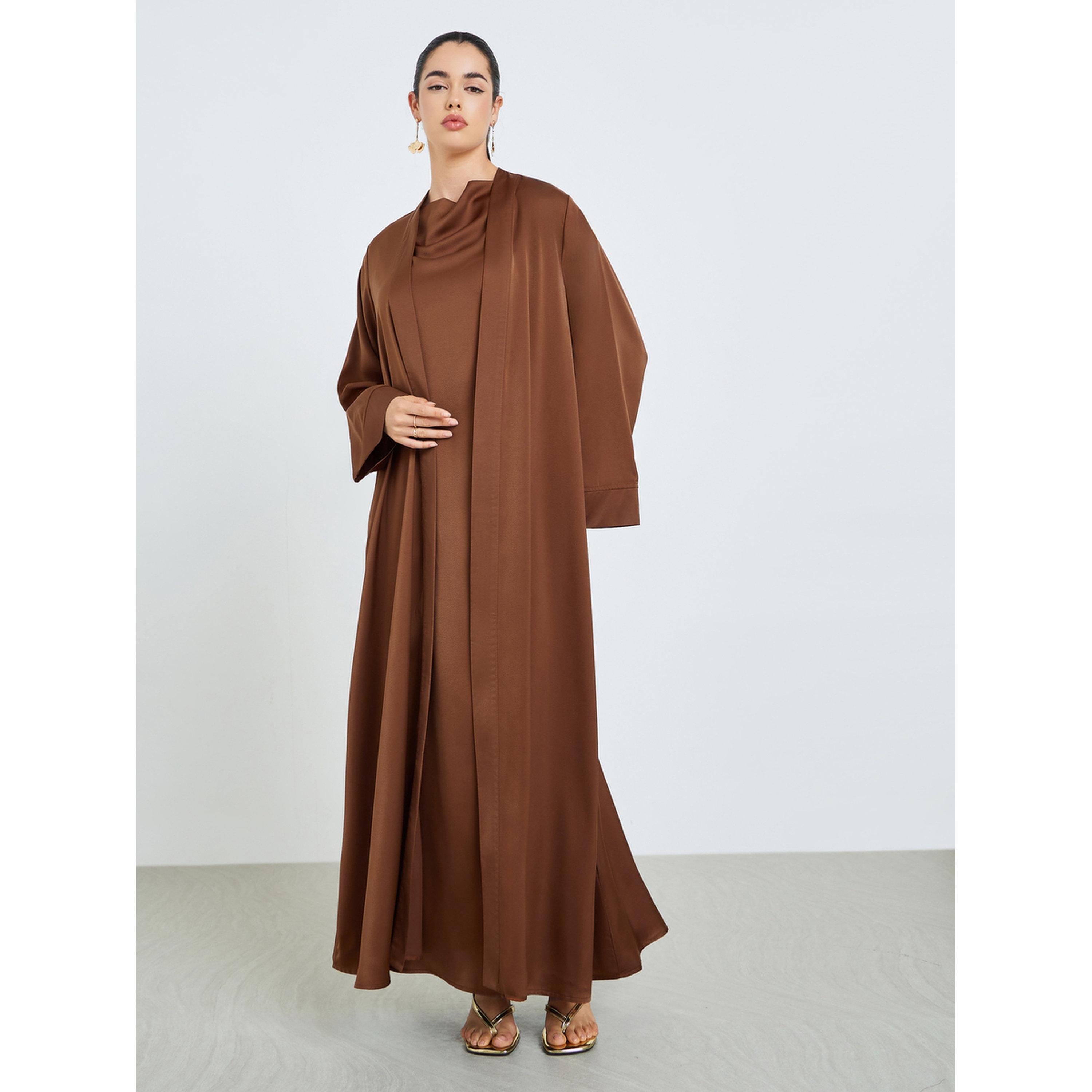 طقم من عباية مفتوحة من الأمام وفستان محتشم-women-arabicclothing-sets-image-2