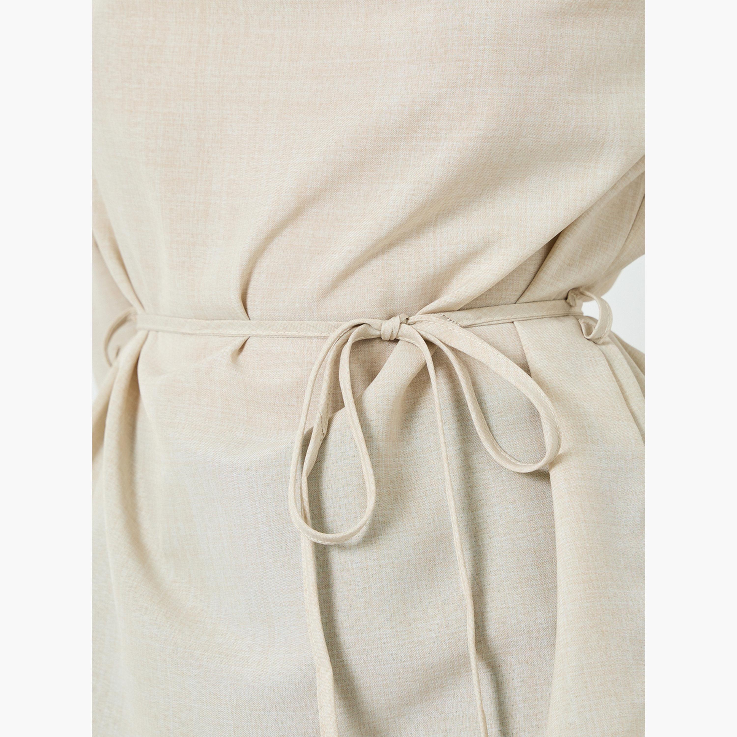 بلوزة بياقة منسدلة وأكمام طويلة-women-clothing-shirtsandblouses-blouses-image-3