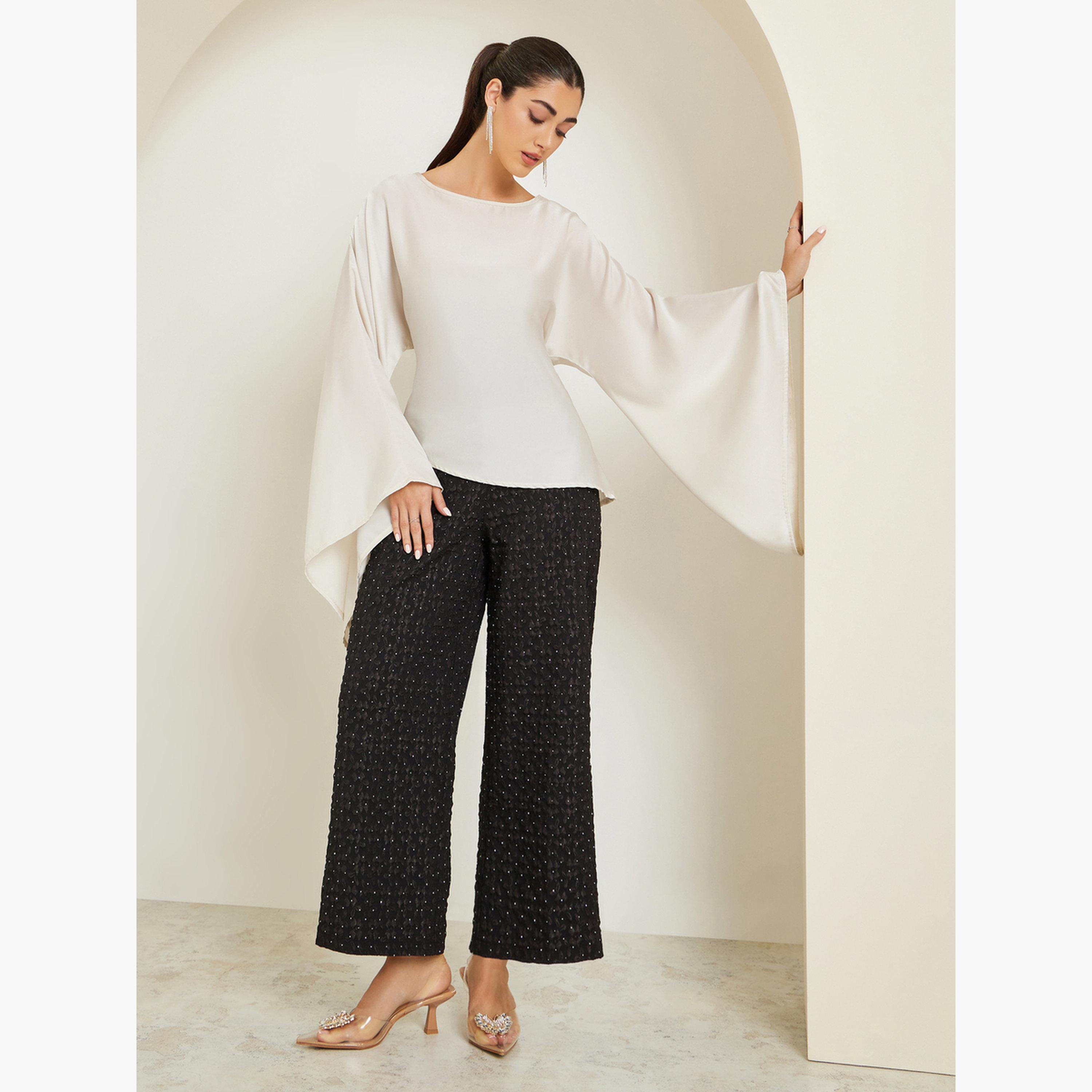بلوزة بأكمام واسعة-women-clothing-shirtsandblouses-blouses-image-2