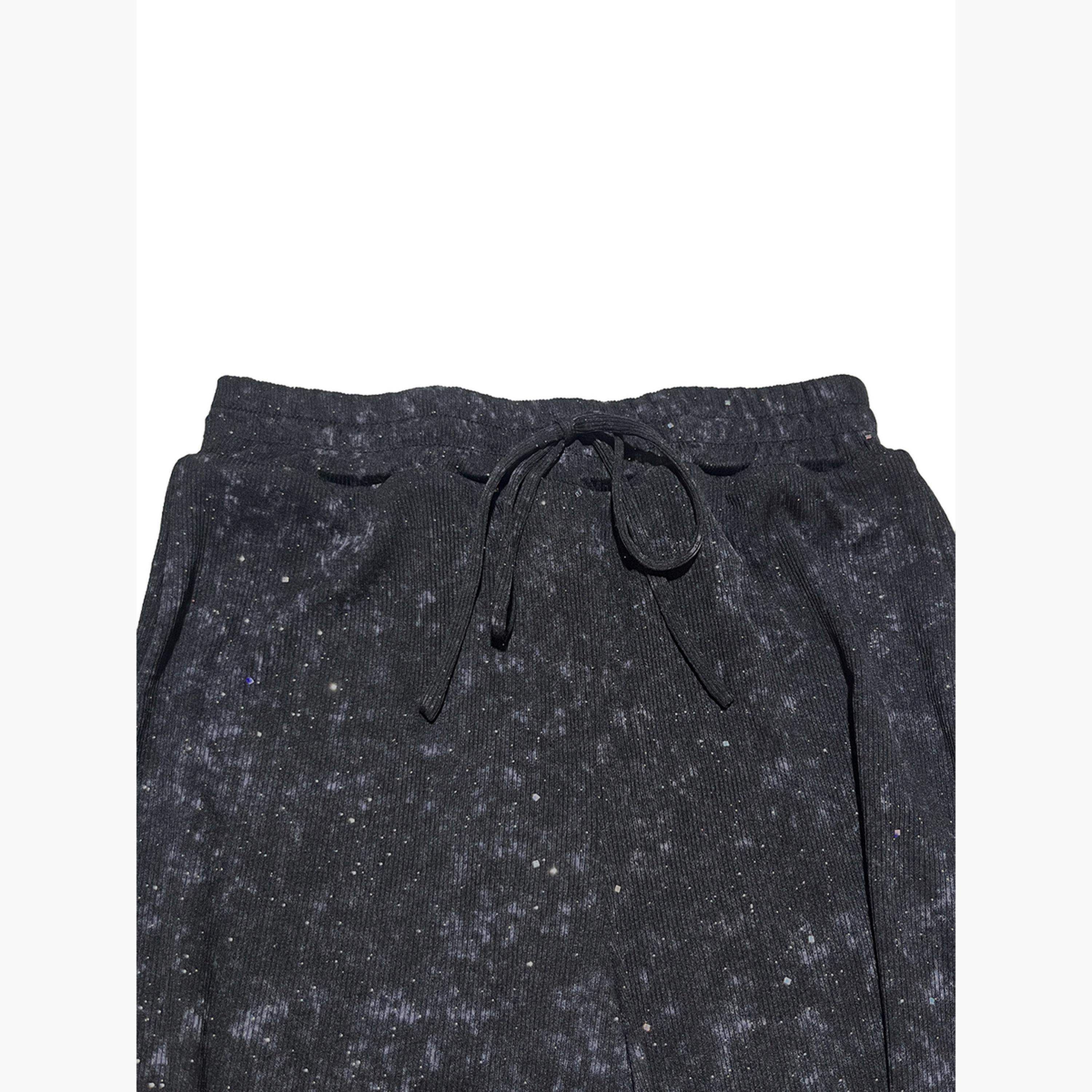 Take Two Women Texture Drawstring Waist Wide Leg Pants-women-clothing-bottoms-joggers-image-4