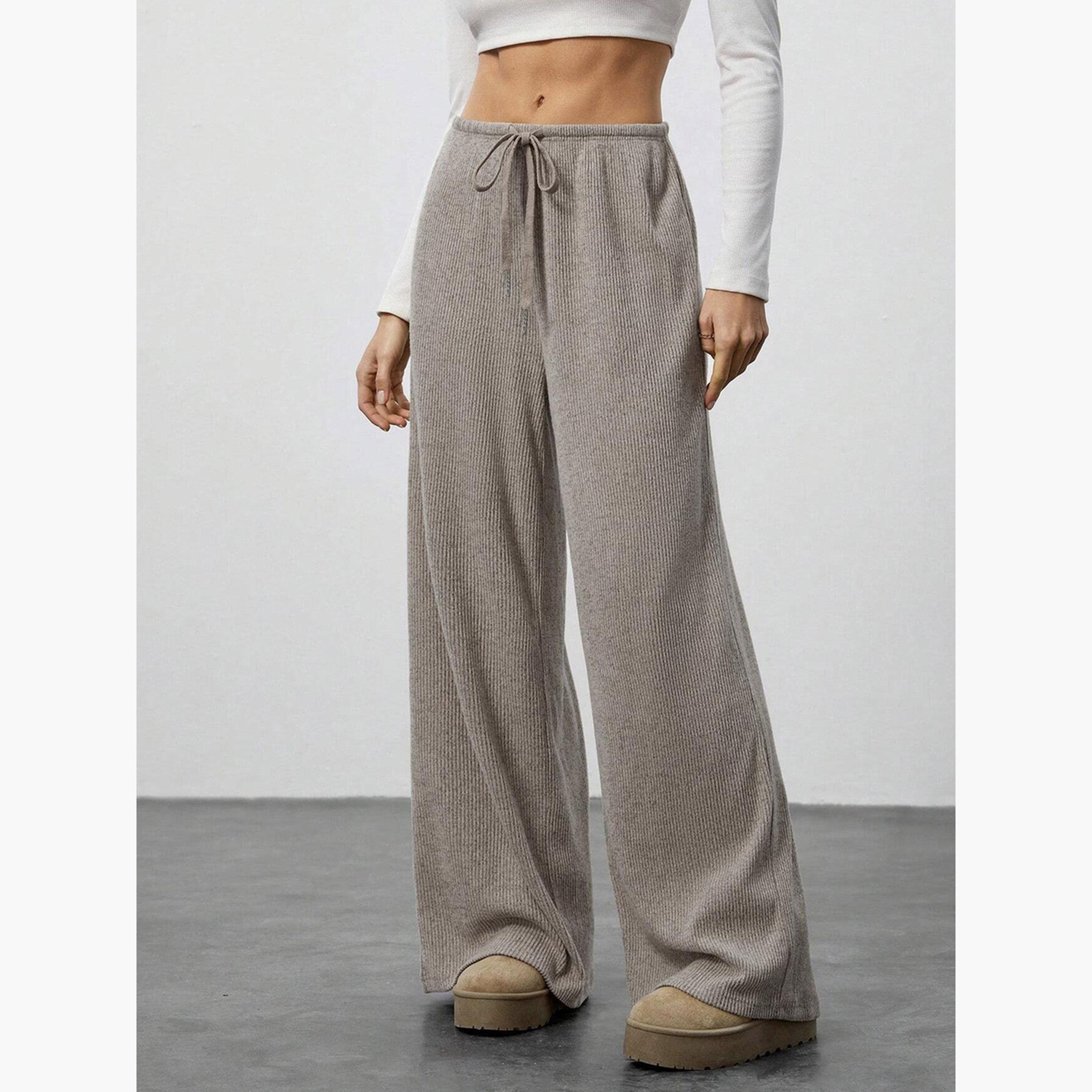 Take Two Women Wide Leg Pants with Drawstring-women-clothing-bottoms-joggers-image-5