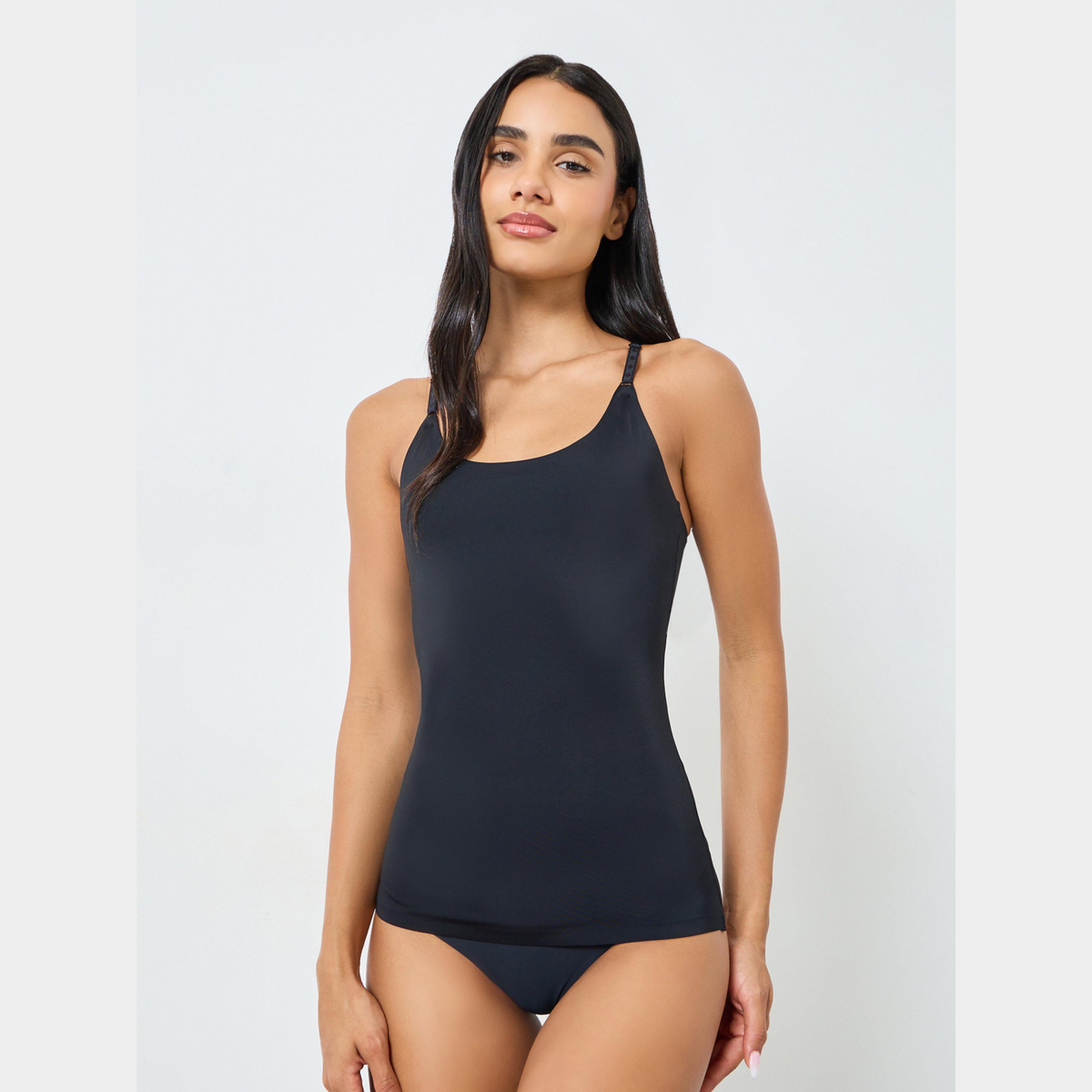 بلوزة كامي لتشكيل الجسم من نايلون سبانديكس-women-clothing-lingerie-shapewear-image-1