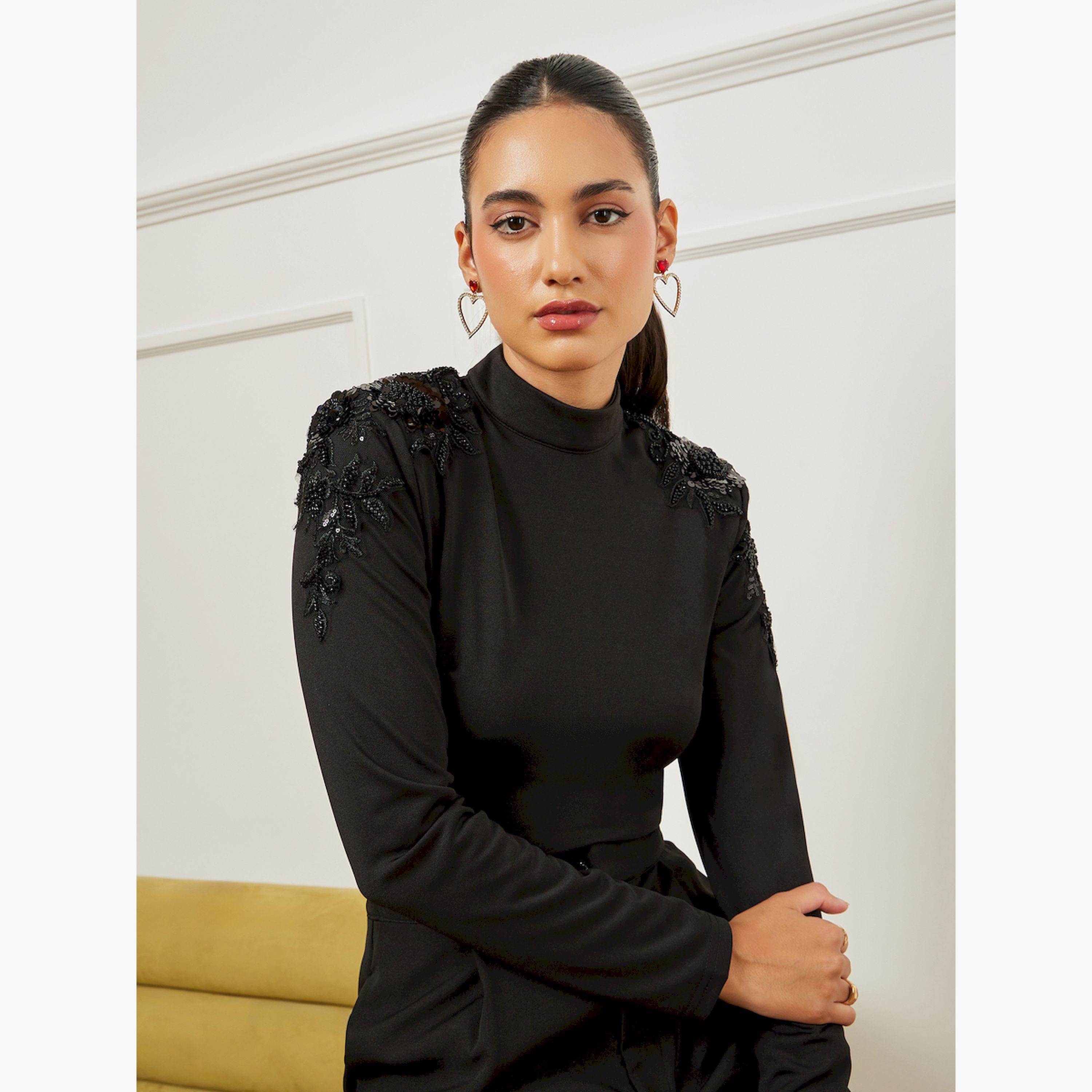 بلوزة محبوكة بأكتاف مزينة-women-clothing-shirtsandblouses-blouses-image-3