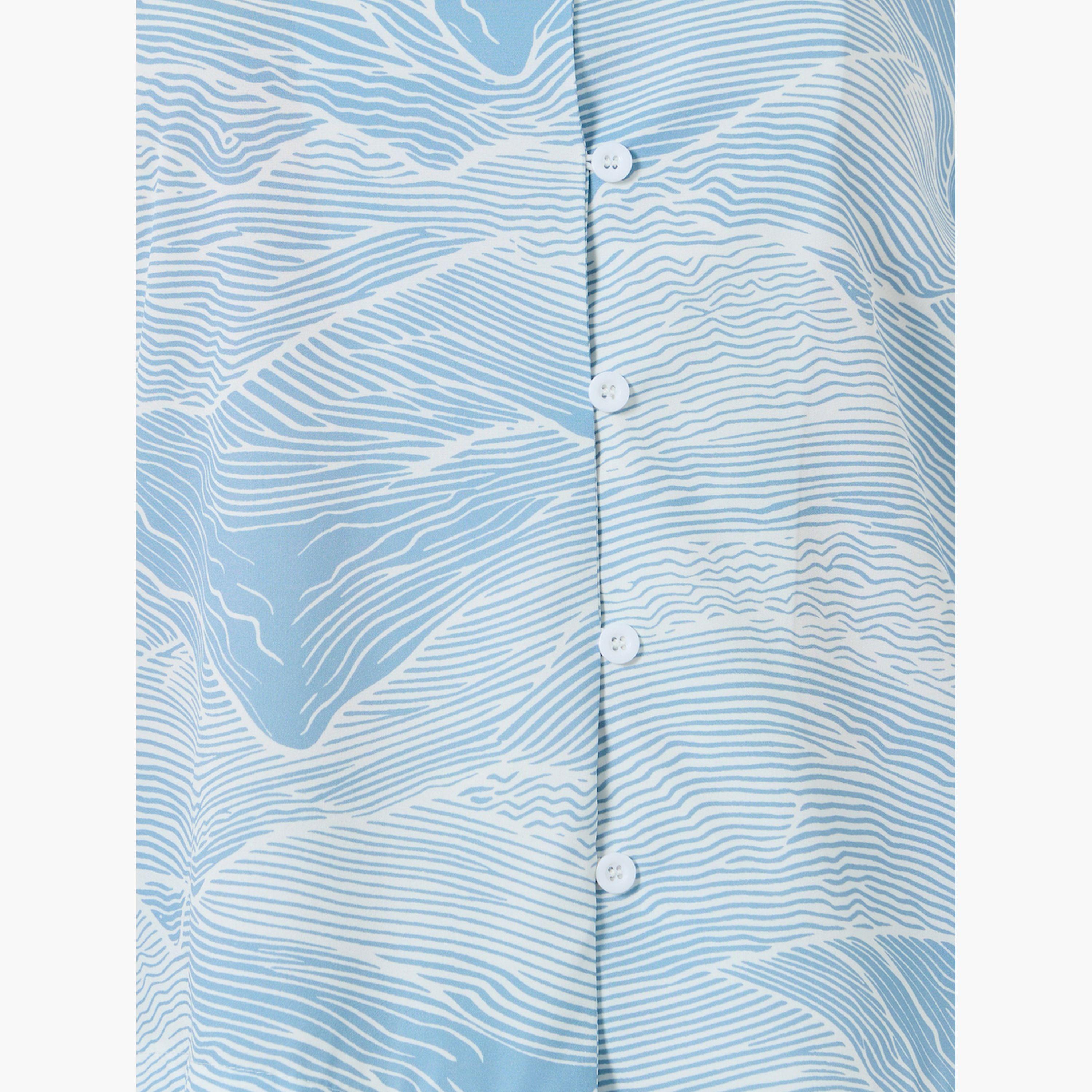 مجموعة من بيجاما وقميص بأساور متباينة وطبعة-women-clothing-nightwear-pyjamas-longsets-image-6
