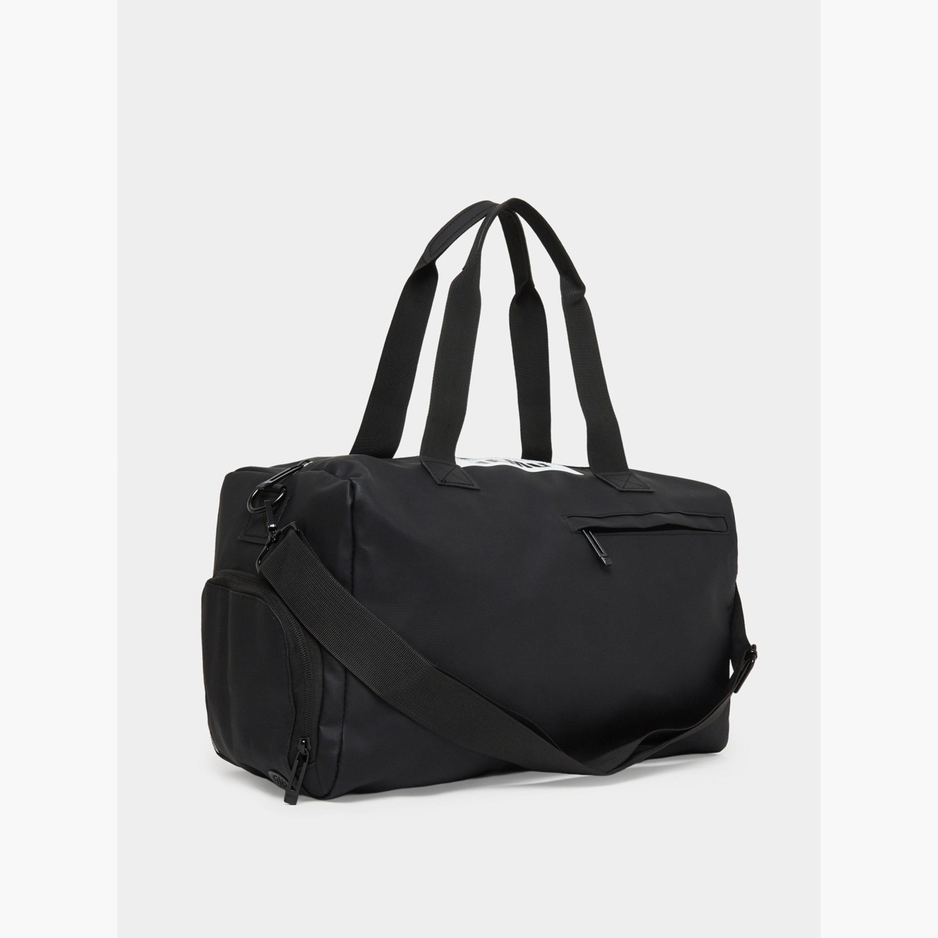 Styli Black Sports Duffle Bag-men-bags-image-2