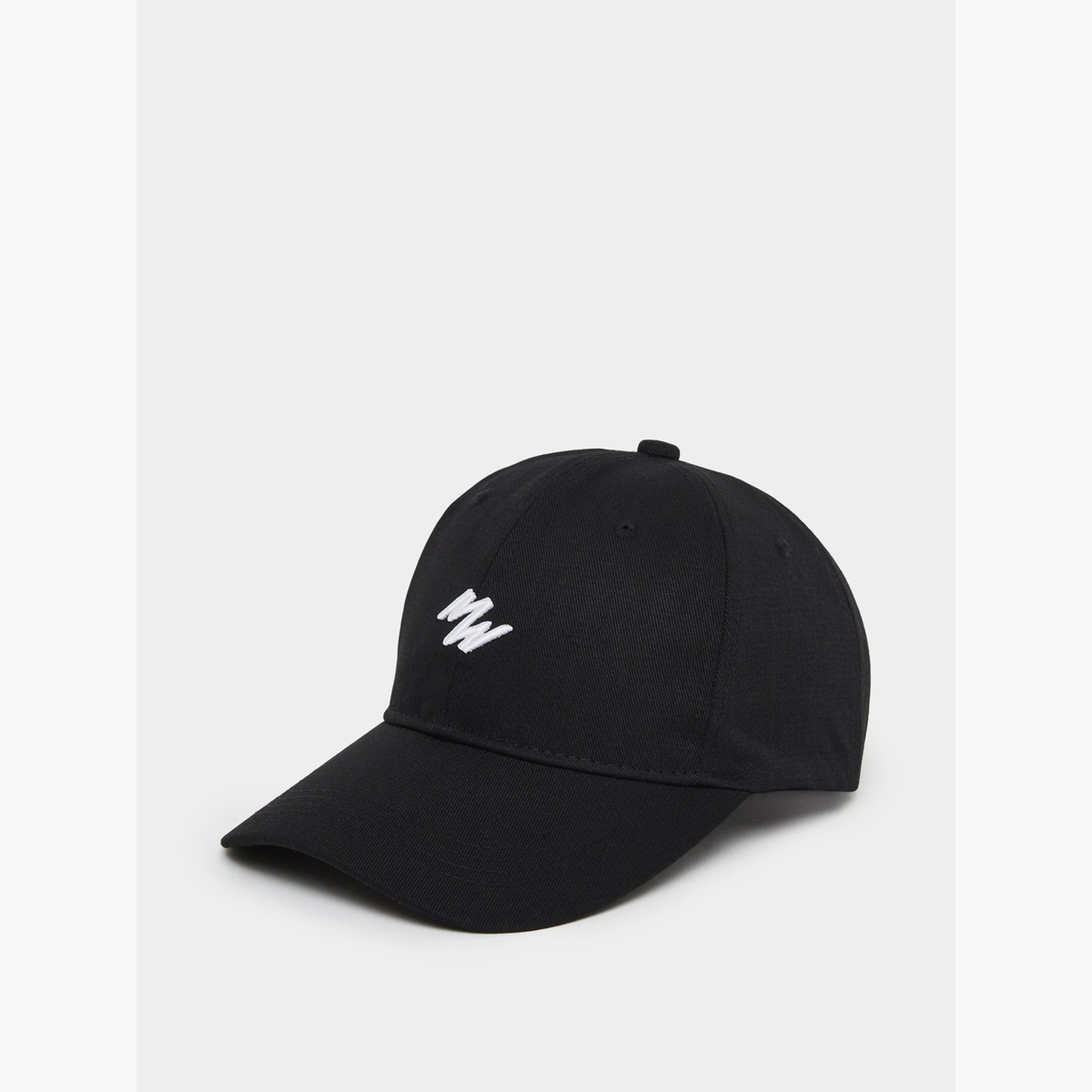 Styli Black Embroidered Baseball Cap-men-caps-image-1