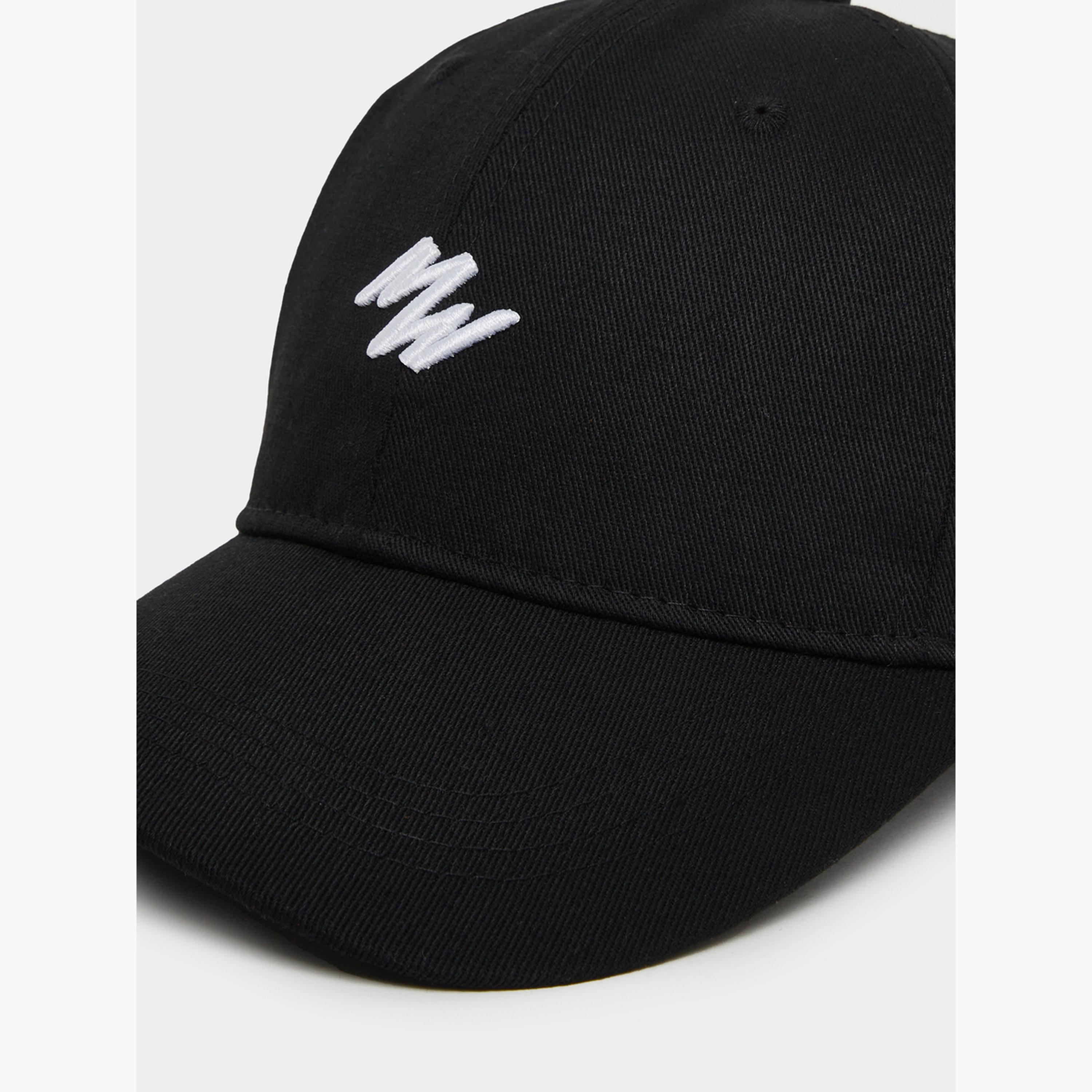 Styli Black Embroidered Baseball Cap-men-caps-image-3