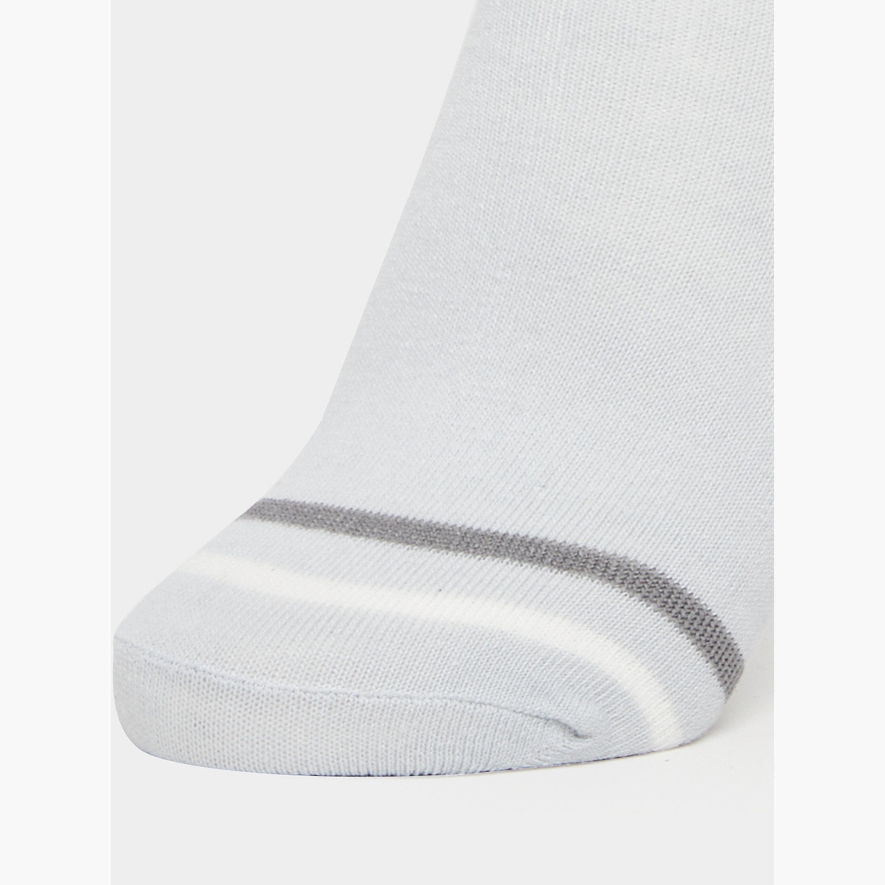 Styli Pack of 5 - Striped Detail Ankle Socks-men-socks-image-3
