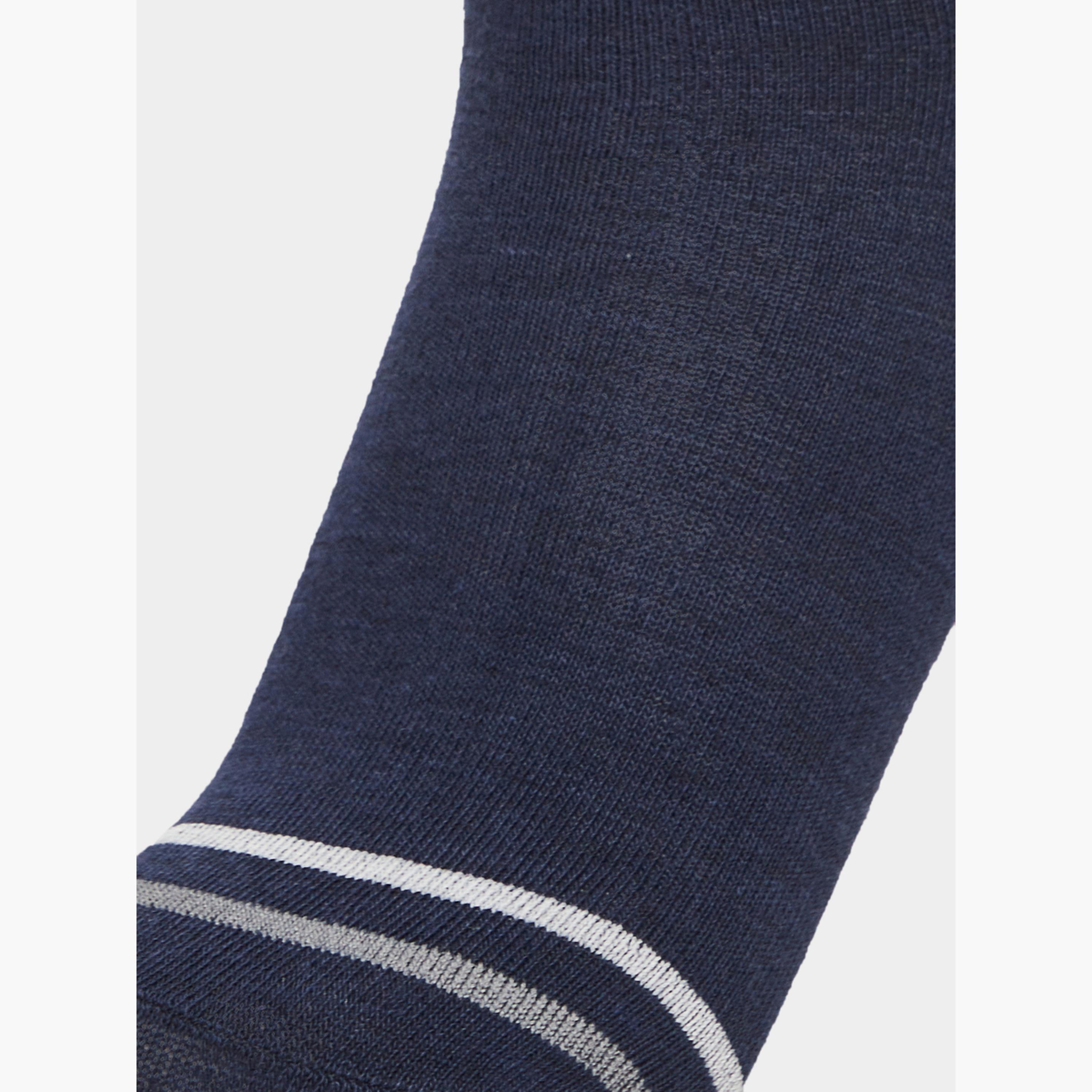 Styli Pack of 5 - Striped Detail Ankle Socks-men-socks-image-5