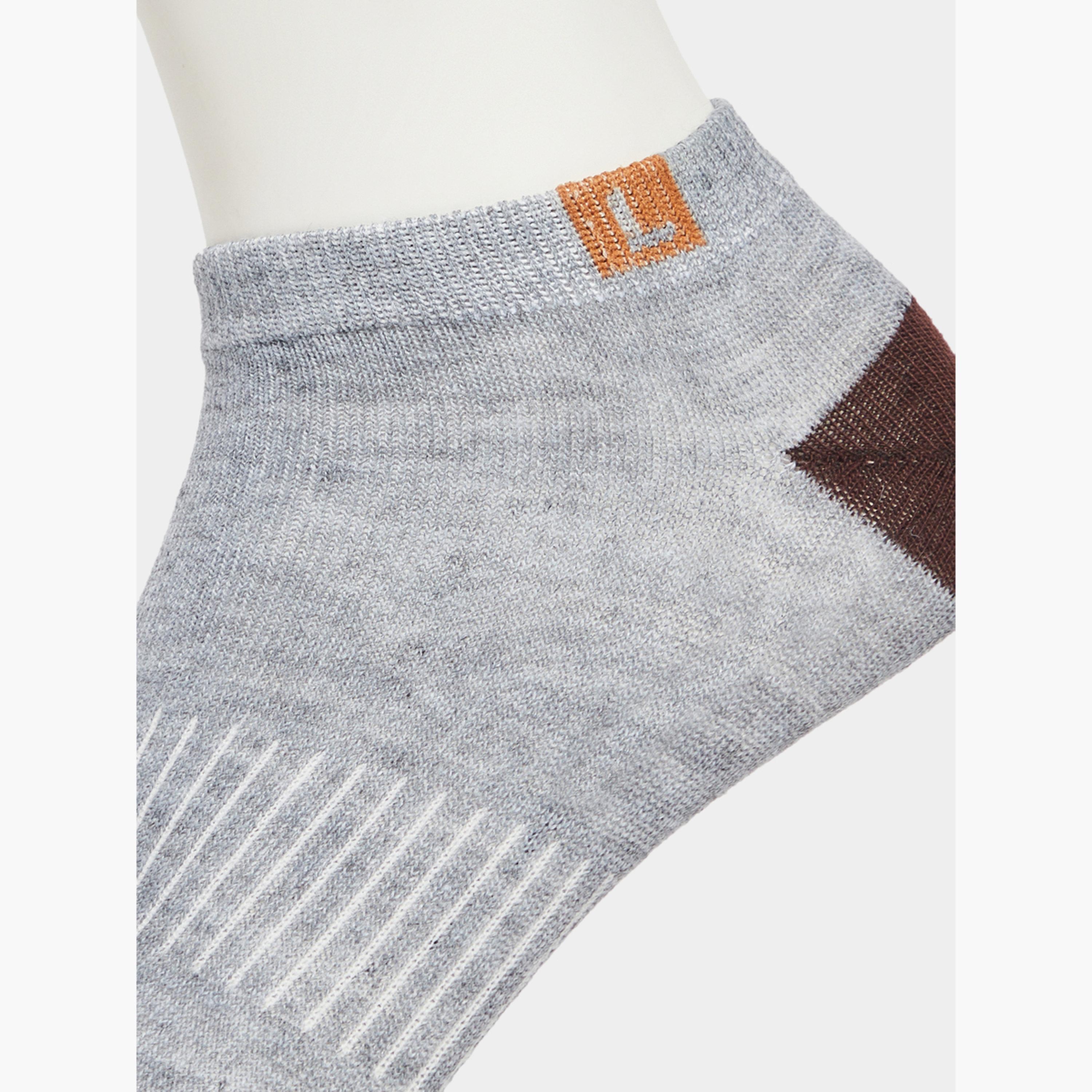 Styli Pack of 5 - Contrast Detail Ankle Socks-men-socks-image-3