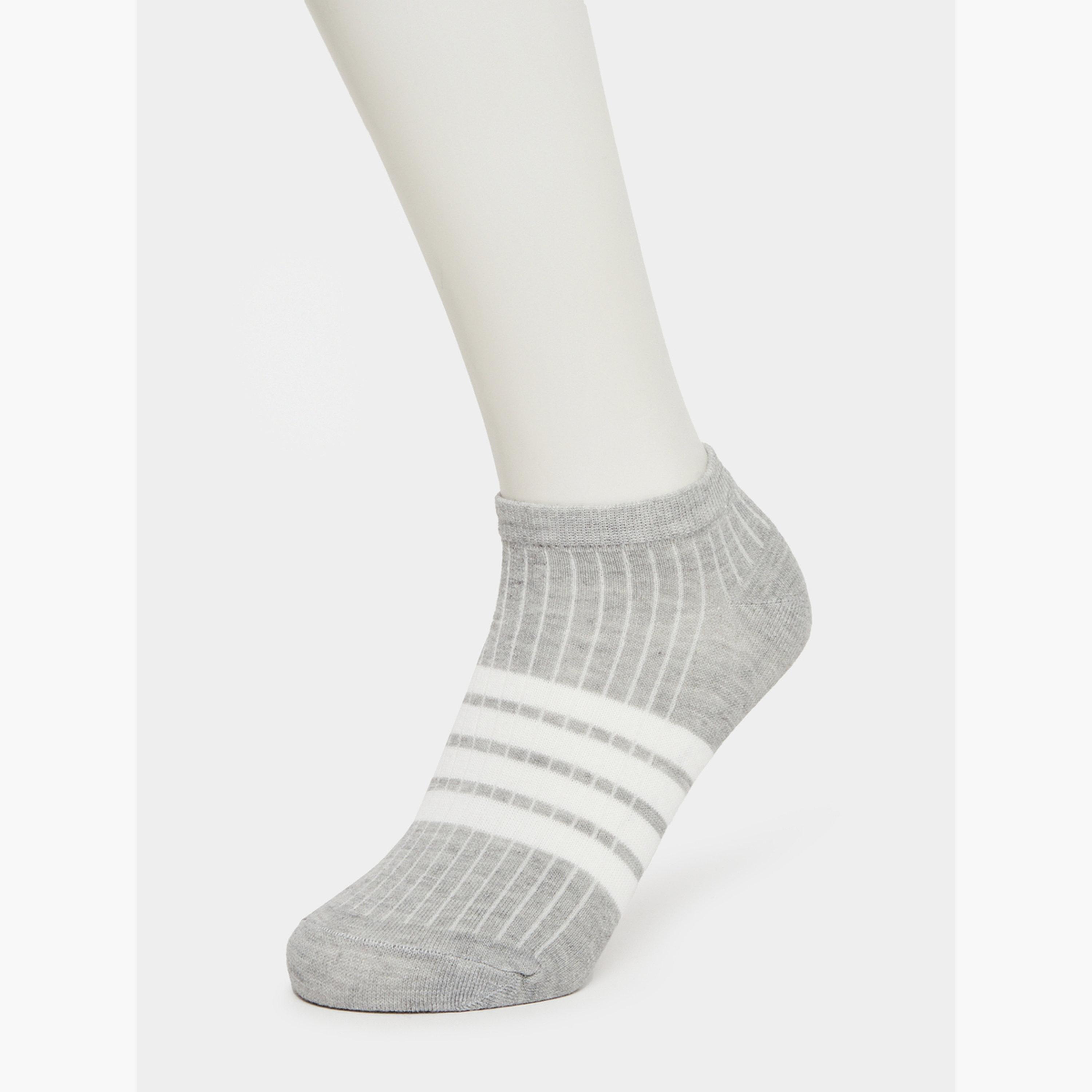 Styli Pack of 5 - Striped Detail Ankle Socks-men-socks-image-6