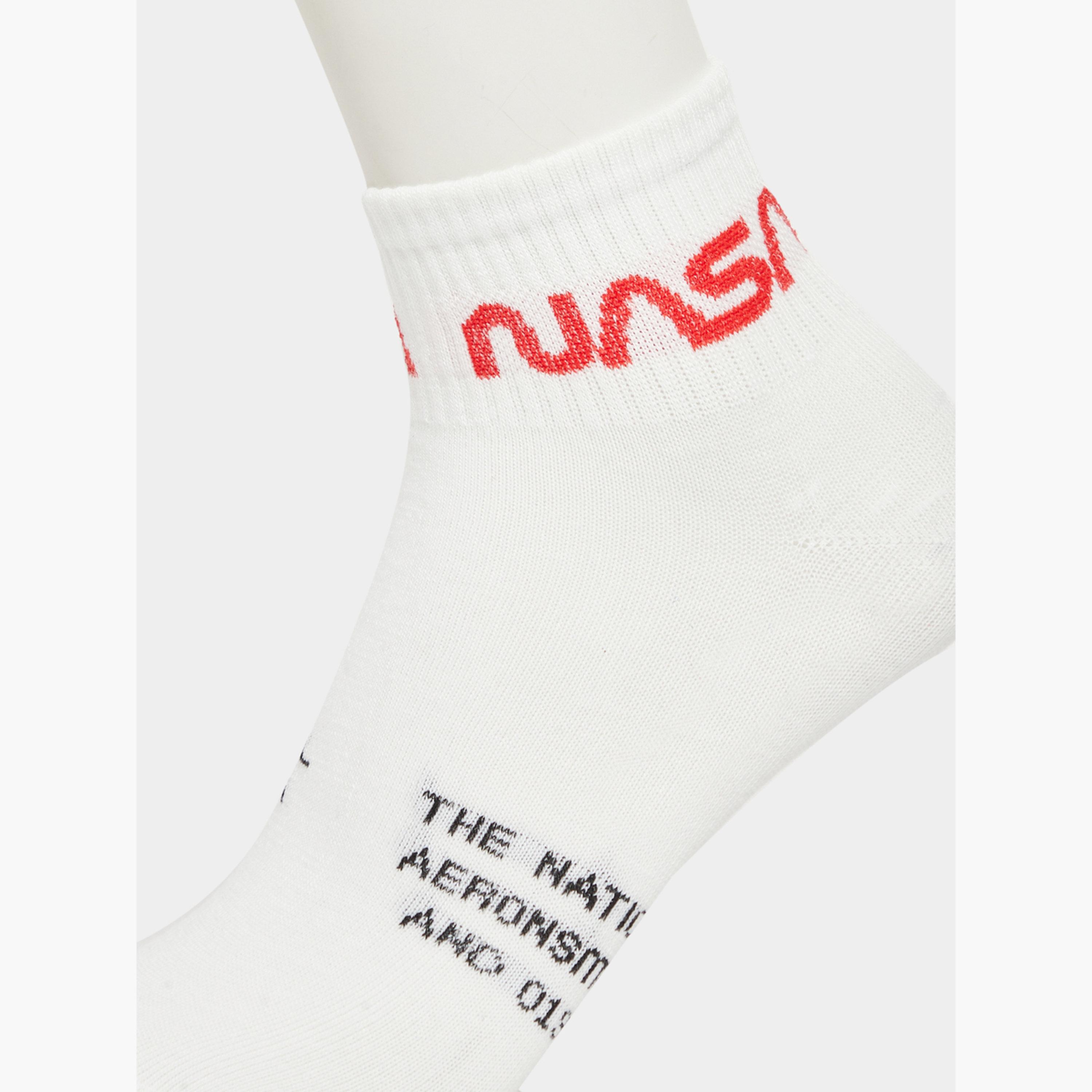 حزمة من 5 - جوارب كاحل بحواف مضلعة وتفاصيل مطبوعة-men-socks-image-3