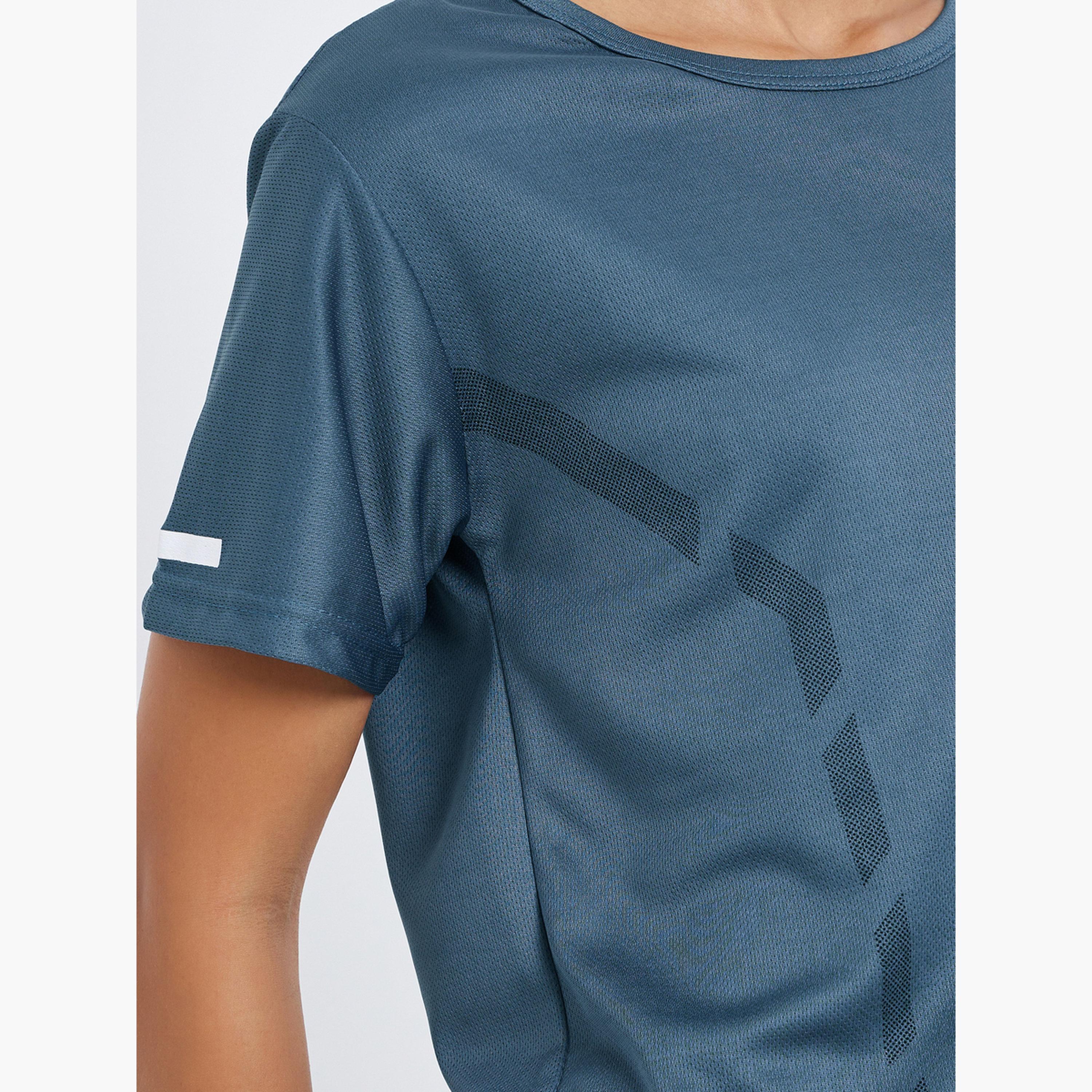 بلوزة مخططة بتفاصيل عاكسة وبارزة الملمس-women-clothing-tshirts-image-4