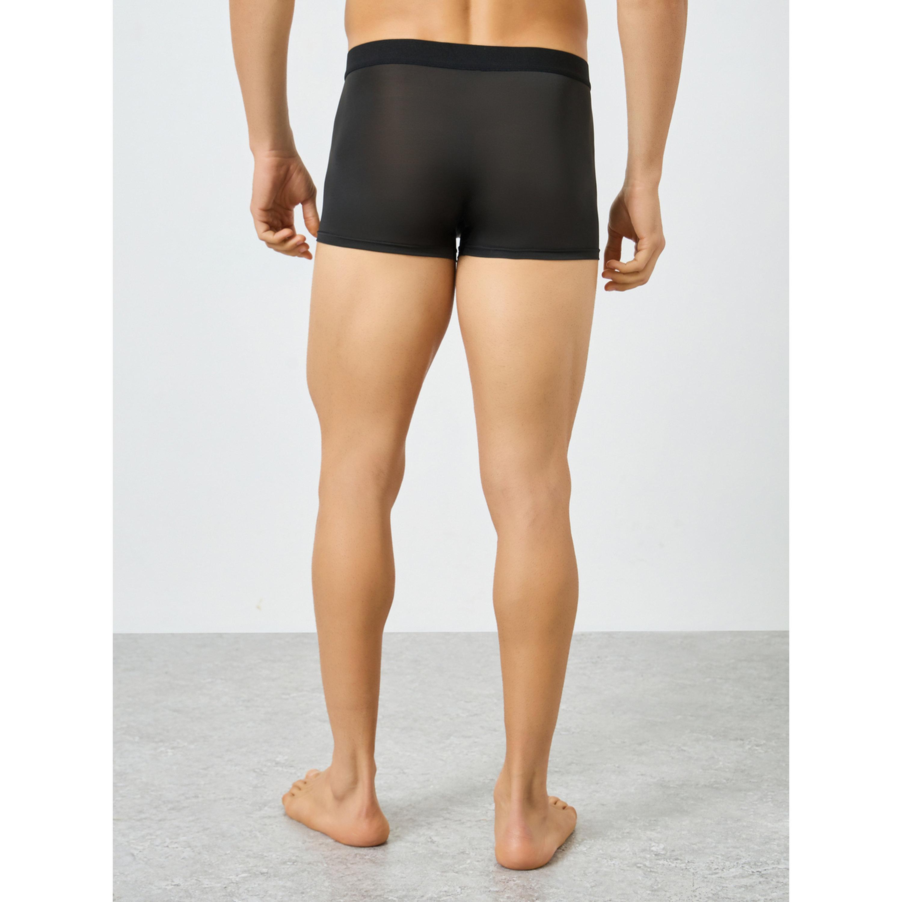 Styli Men Black Solid Trunks-men-clothing-innerwear-underwear-image-4