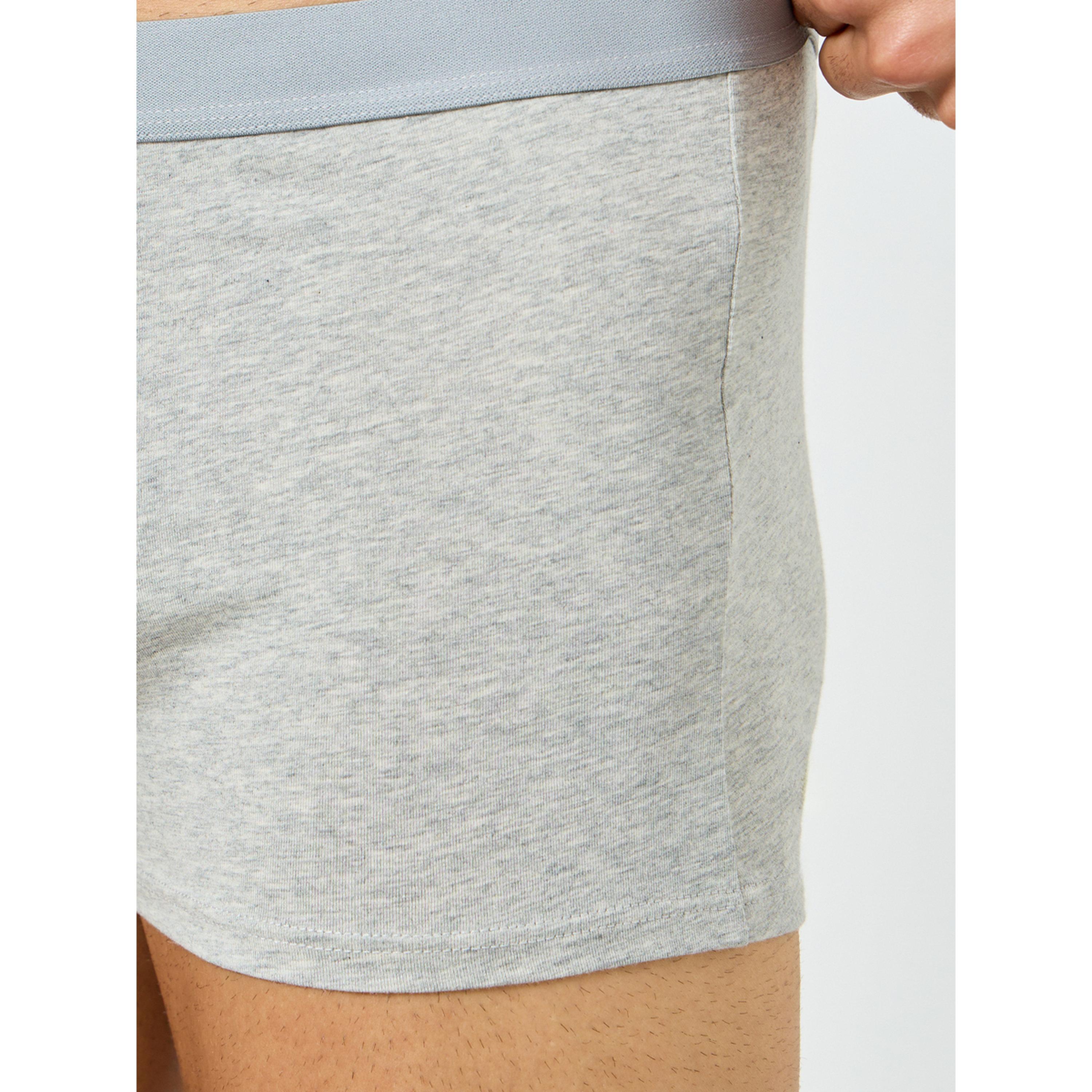 Styli Men Grey Solid Cotton Trunks-men-clothing-innerwear-underwear-image-3