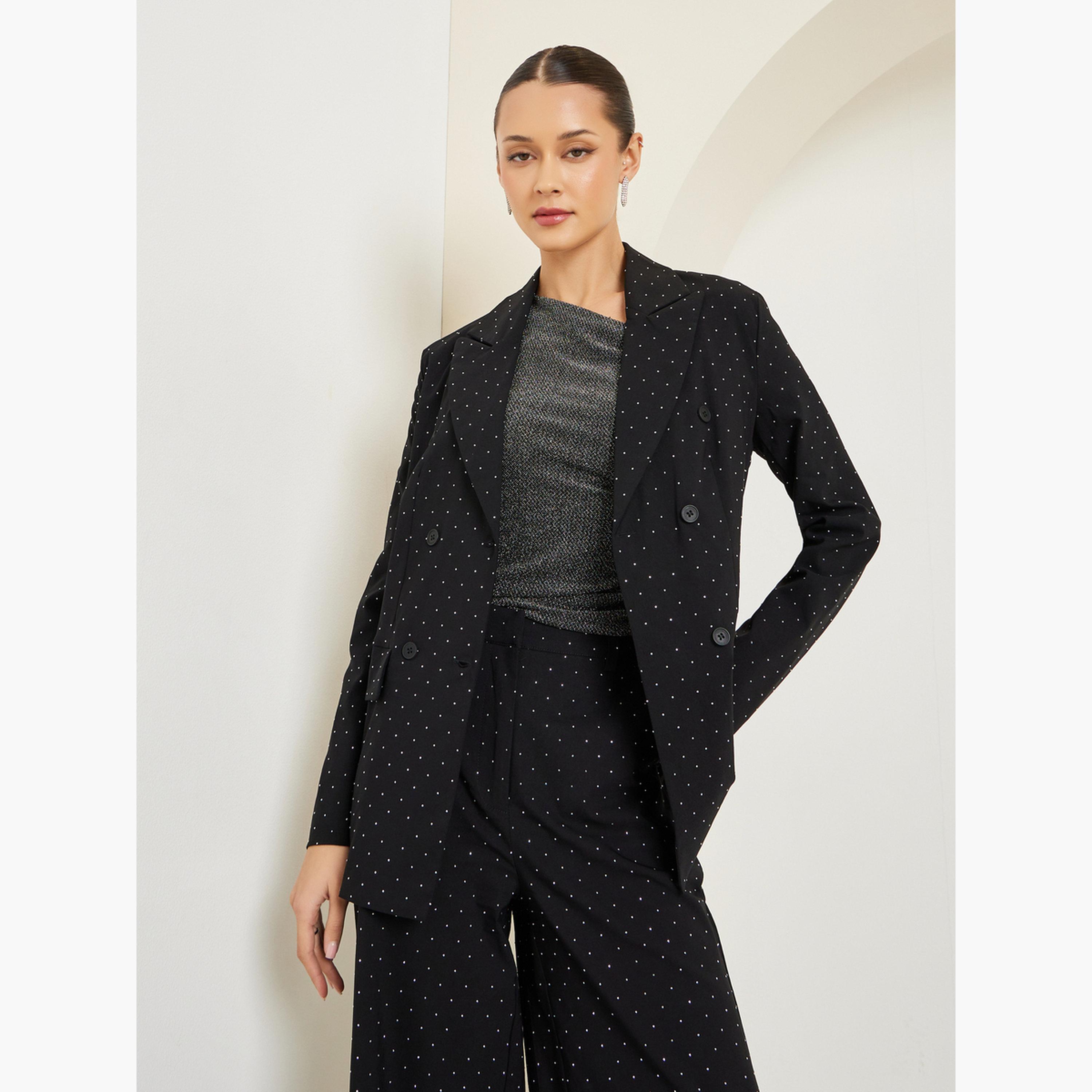 بليزر مزين بقصة عادية-women-clothing-coatsandjackets-blazers-image-3