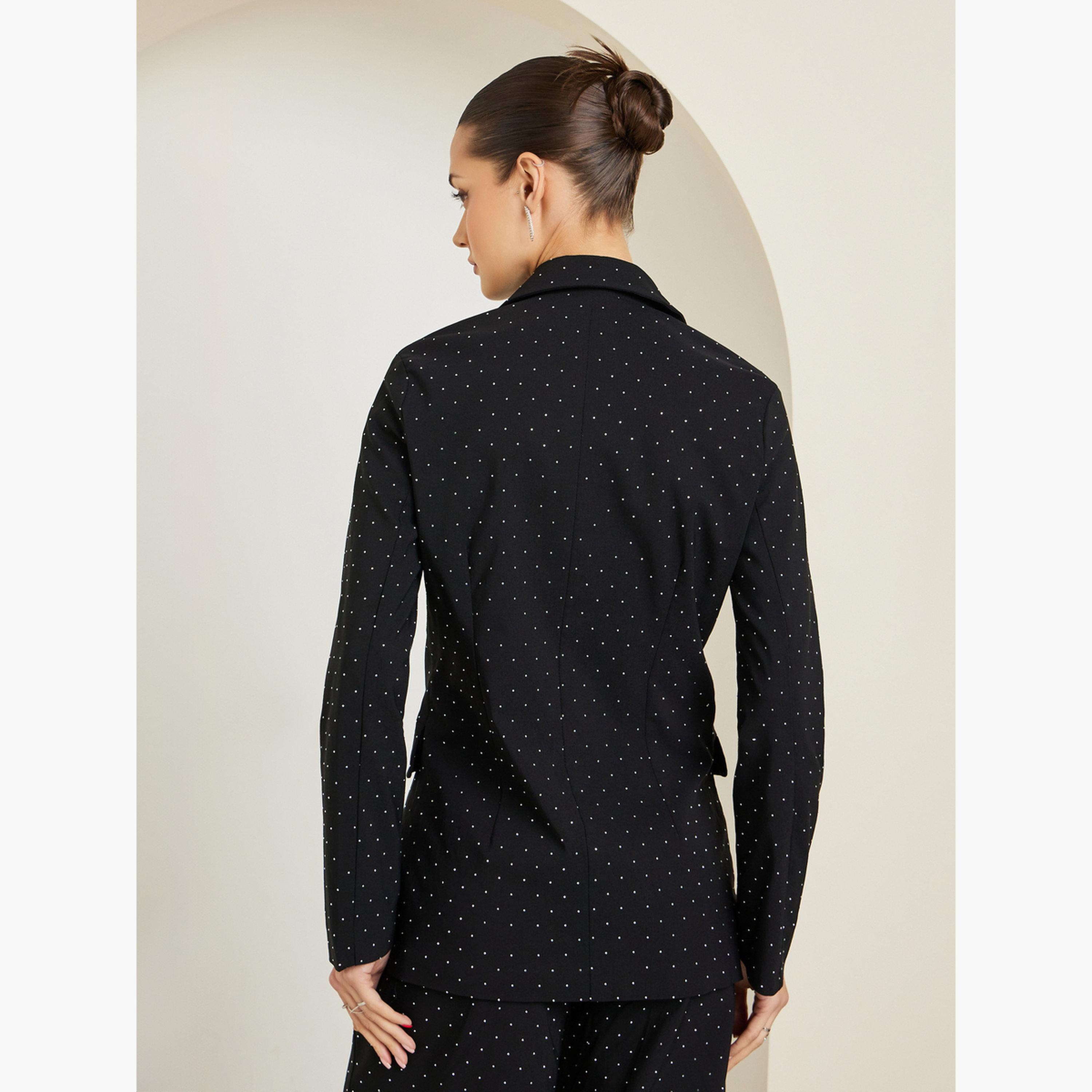 بليزر مزين بقصة عادية-women-clothing-coatsandjackets-blazers-image-5