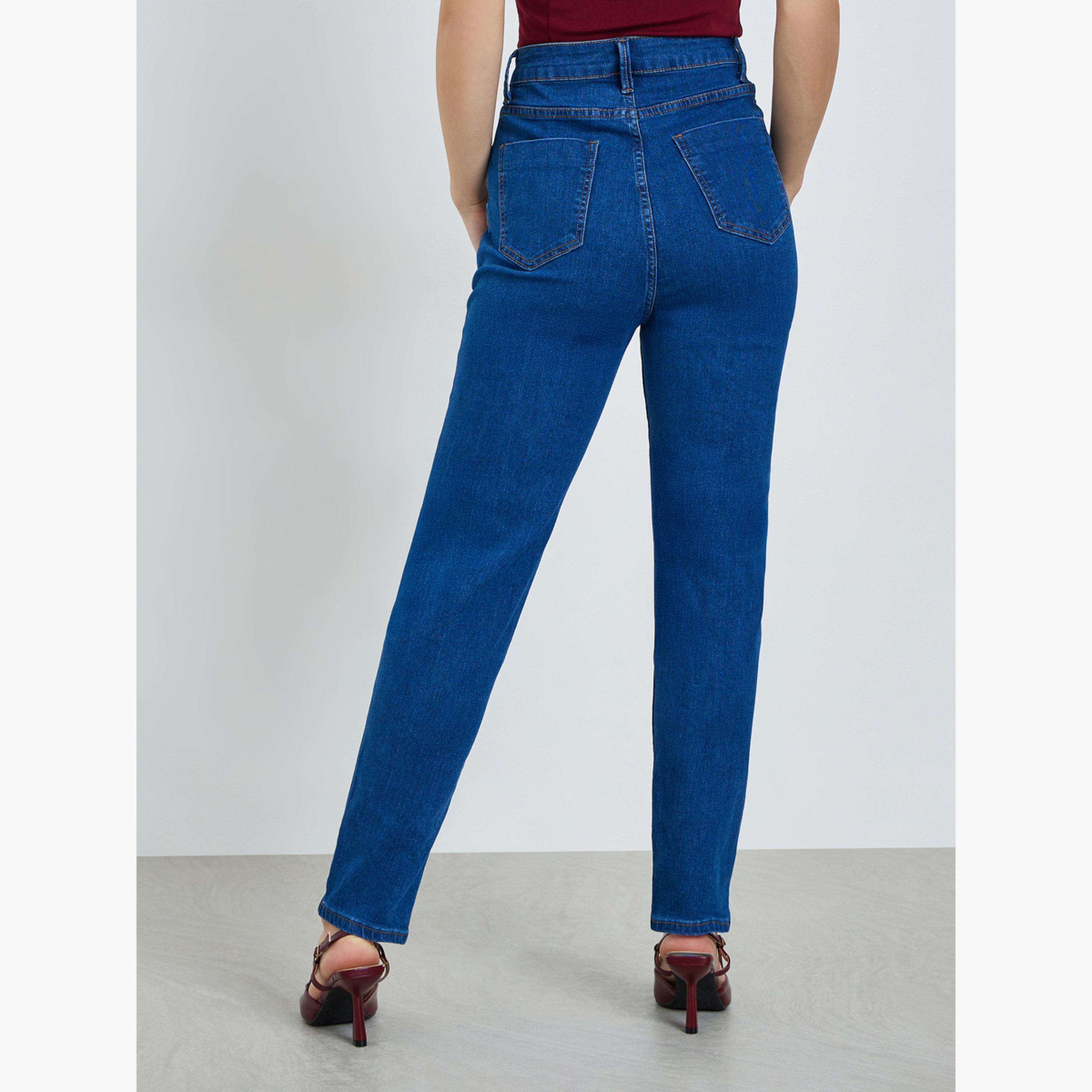 جينز بقصة سكيني وخصر عالي-women-clothing-bottoms-jeans-image-3