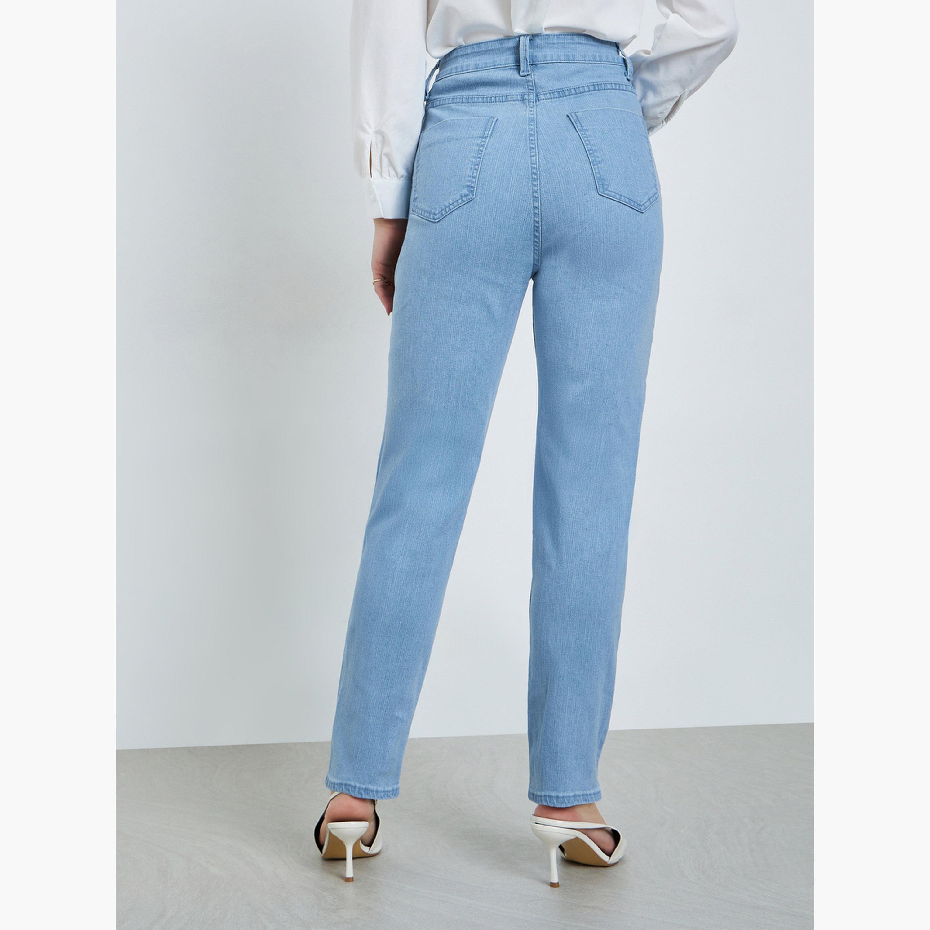 جينز بقصة سكيني وخصر عالي-women-clothing-bottoms-jeans-image-3