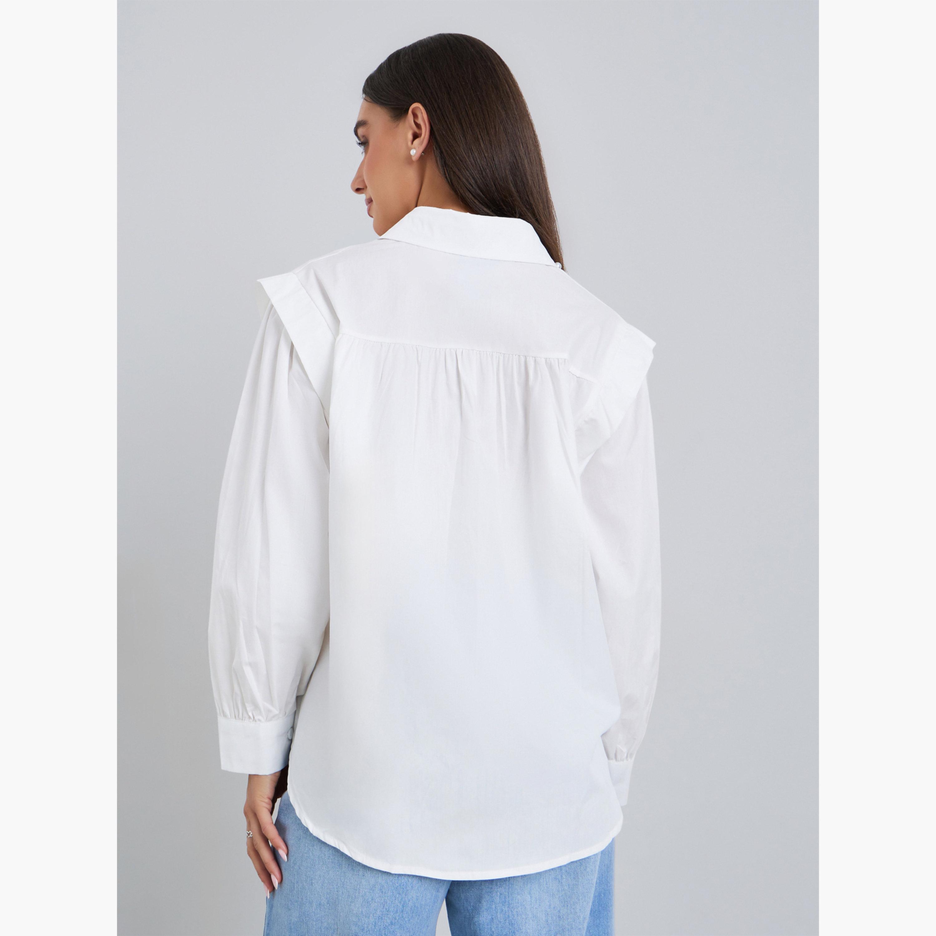 بلوزة بقصة واسعة بياقة منمقة باللؤلؤ-women-clothing-shirtsandblouses-shirts-image-4