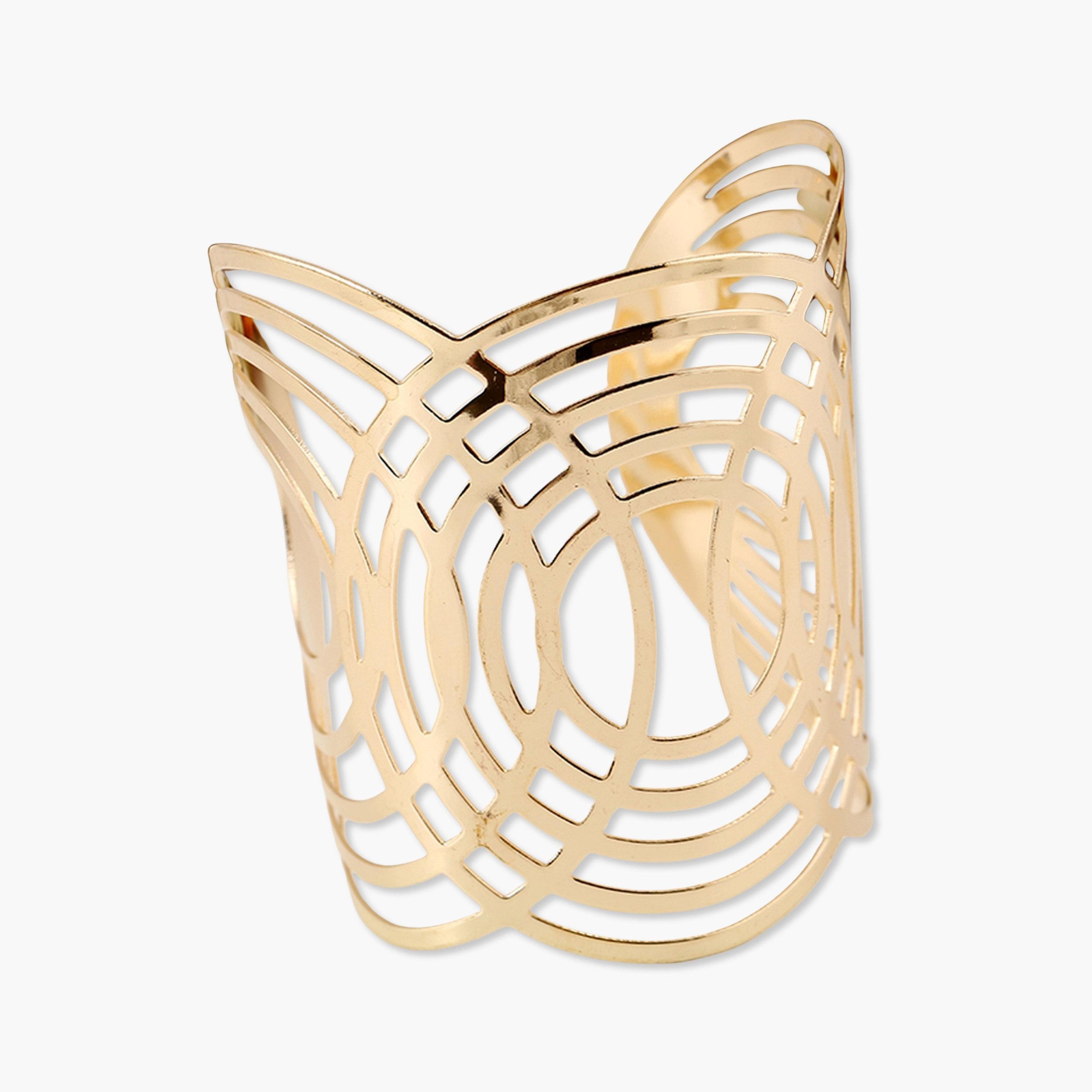 Take Two Cut-Out Design Wide Cuff Bracelet-women-watchesandjewellery-jewellery-banglesandbracelets-image-1