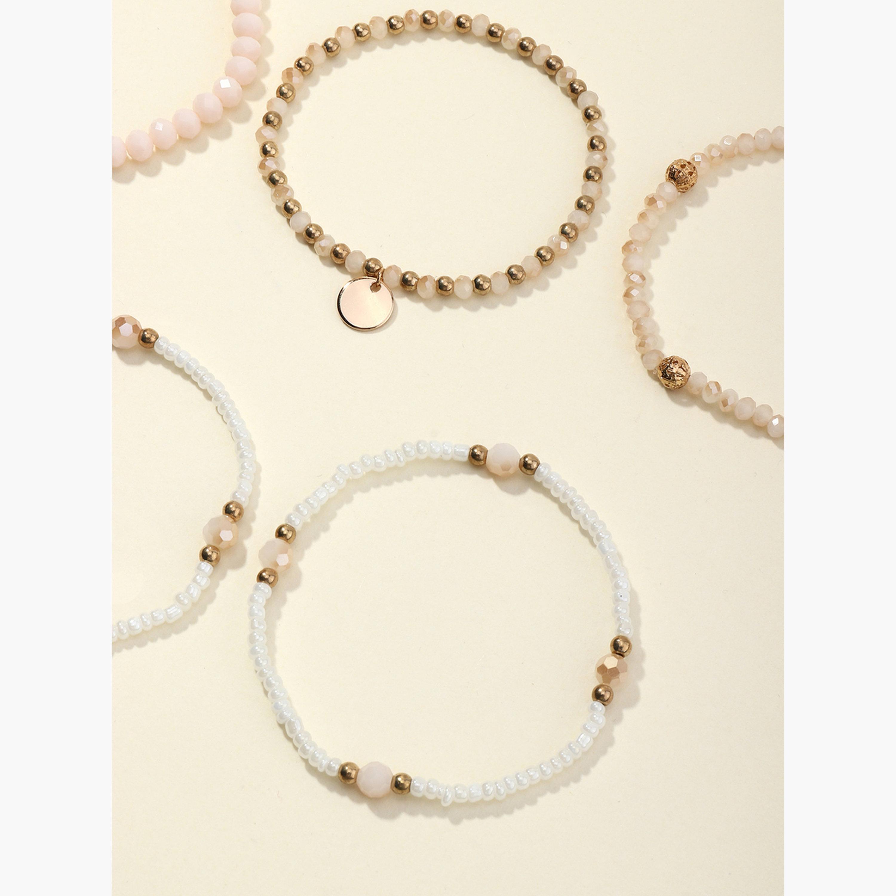 Take Two Set of 5 - Beaded Bracelets-women-watchesandjewellery-jewellery-banglesandbracelets-image-2
