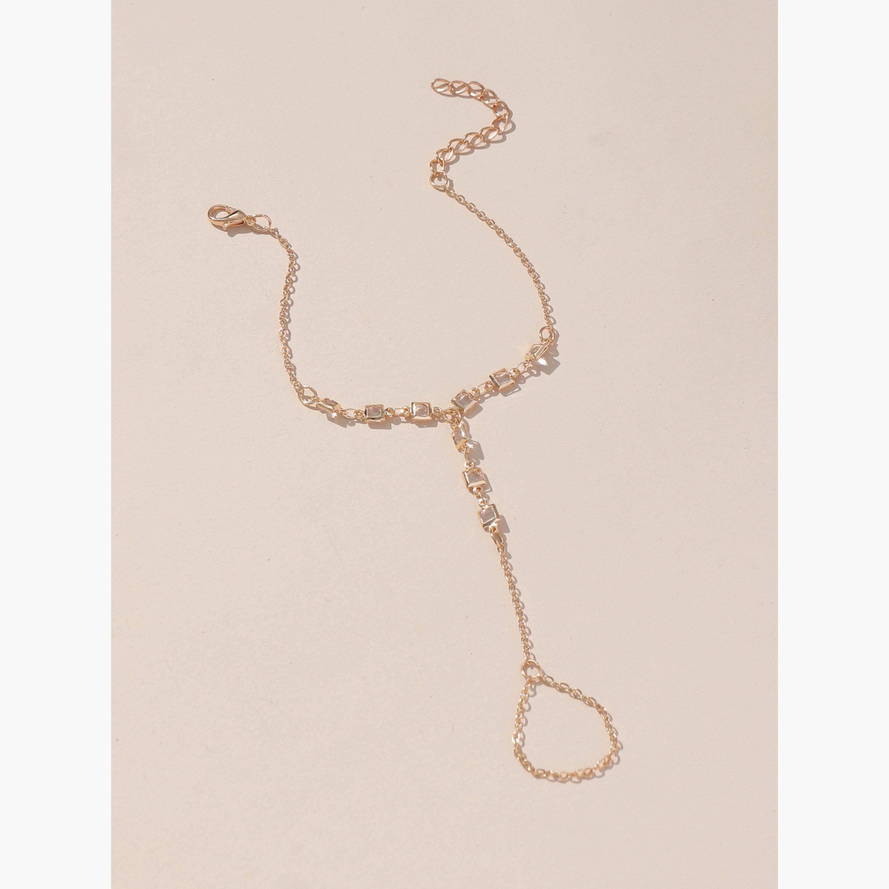 Take Two Embellished Hand Chain Ring Bracelet-women-watchesandjewellery-jewellery-banglesandbracelets-image-4
