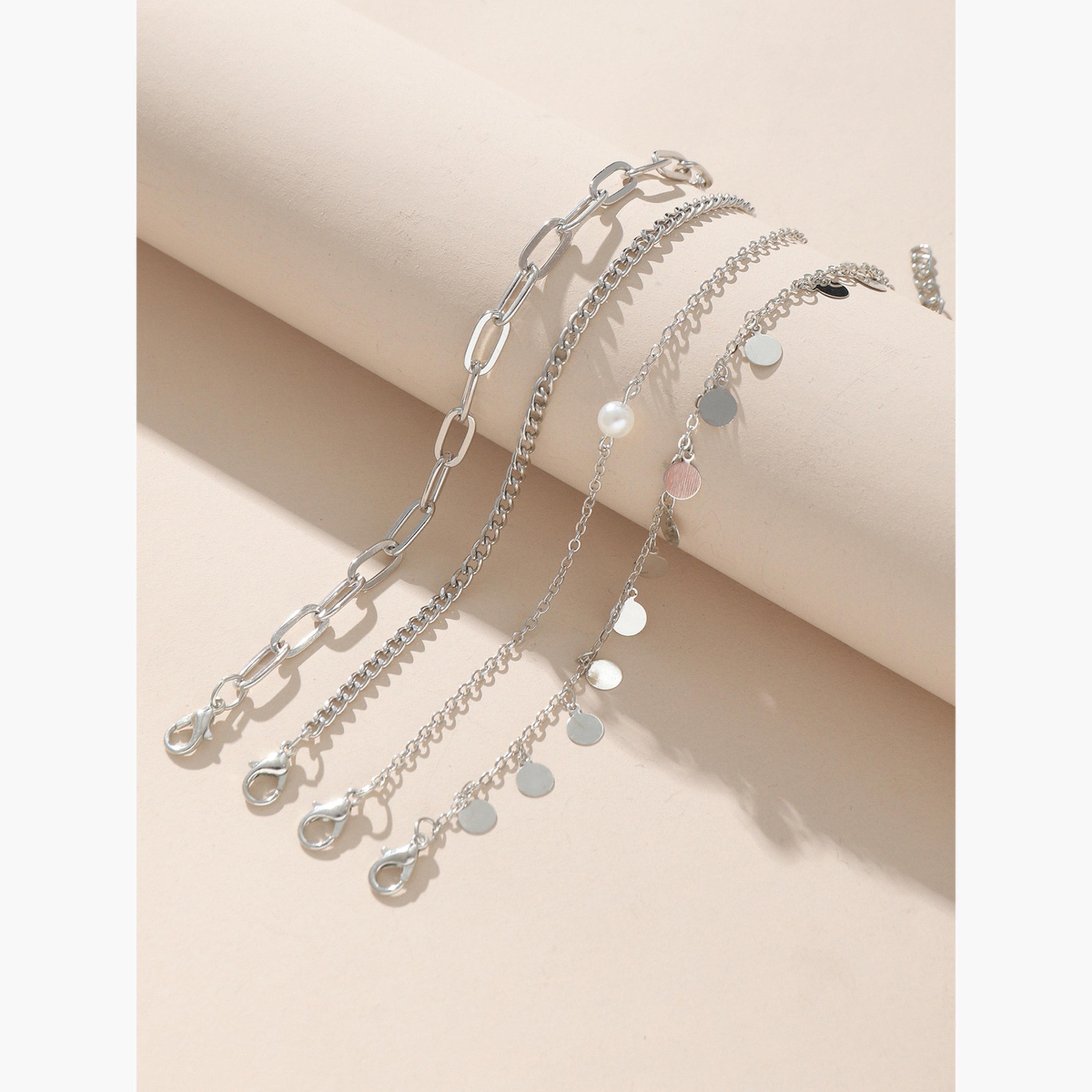 Take Two Set of 4 - Round Drop Bracelets-women-watchesandjewellery-jewellery-banglesandbracelets-image-2