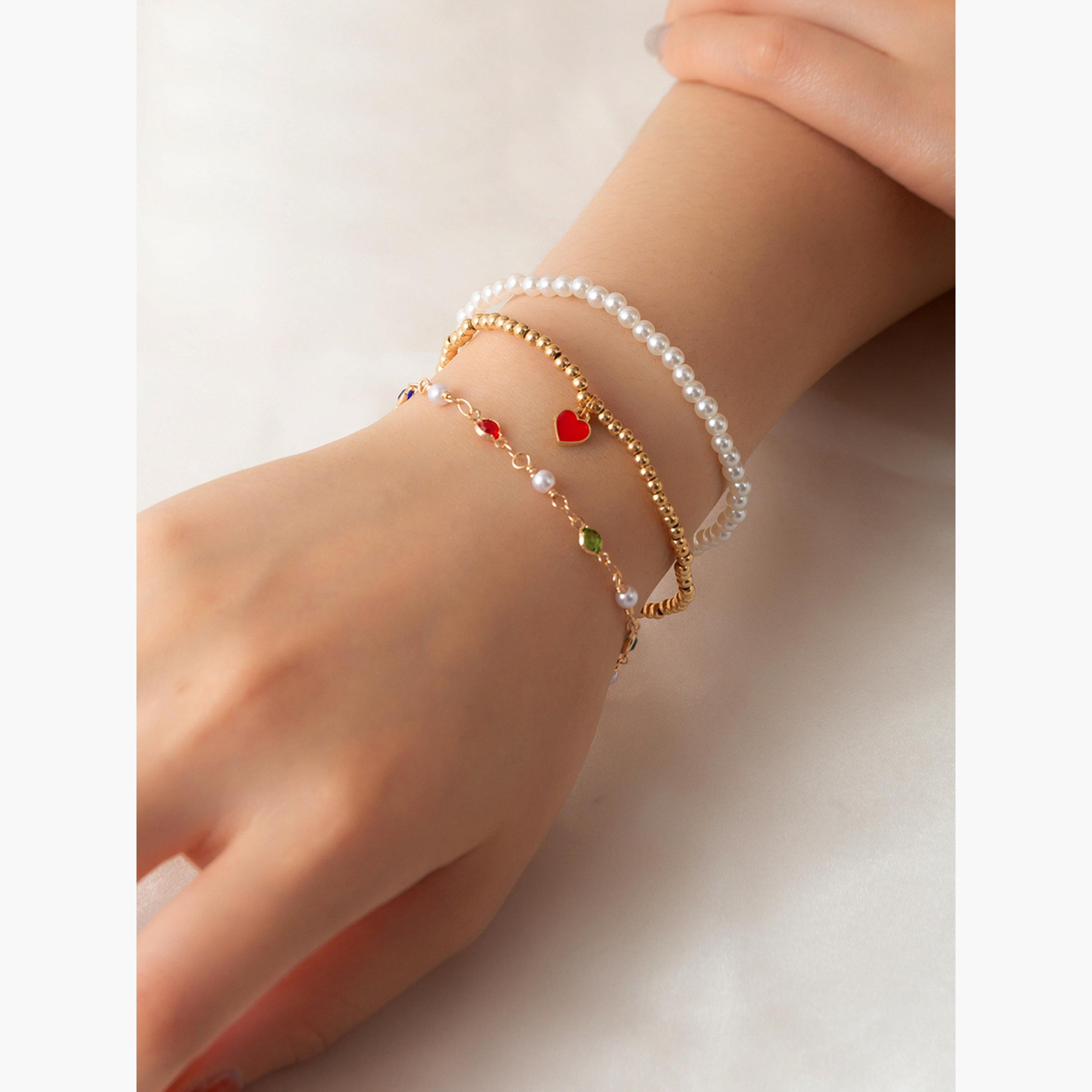 Take Two Set of 3 - Beaded Bracelets-women-watchesandjewellery-jewellery-banglesandbracelets-image-2