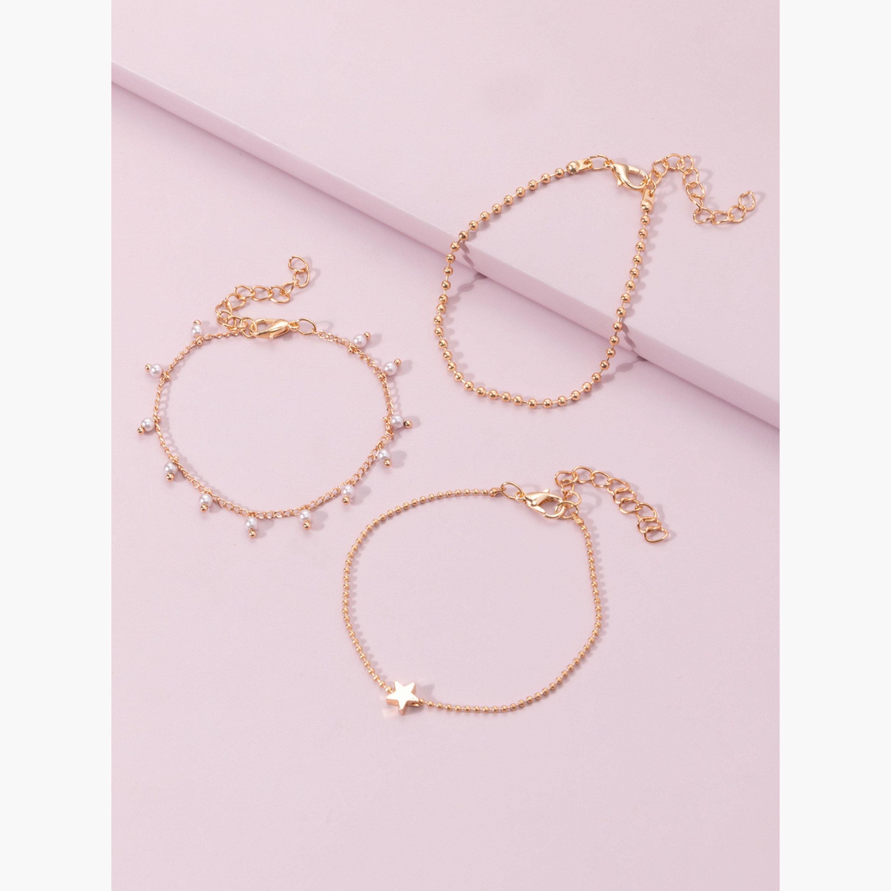 Take Two Set of 3 - Ball Chain Bracelets-women-watchesandjewellery-jewellery-banglesandbracelets-image-3