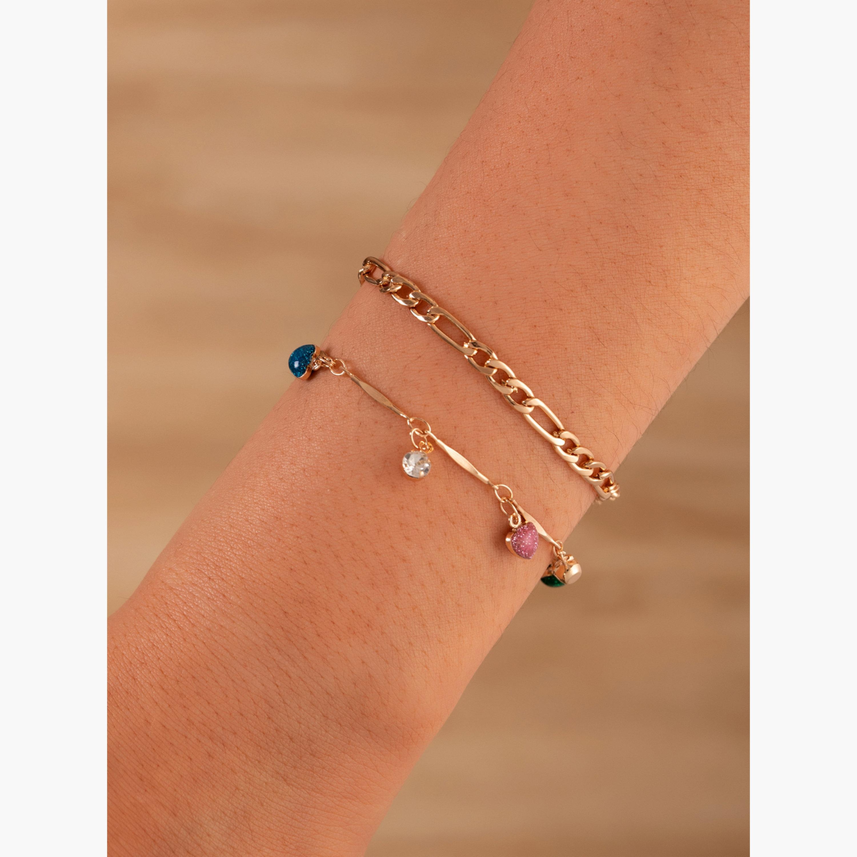 Take Two Set of 2 - Link Bracelets-women-watchesandjewellery-jewellery-banglesandbracelets-image-2