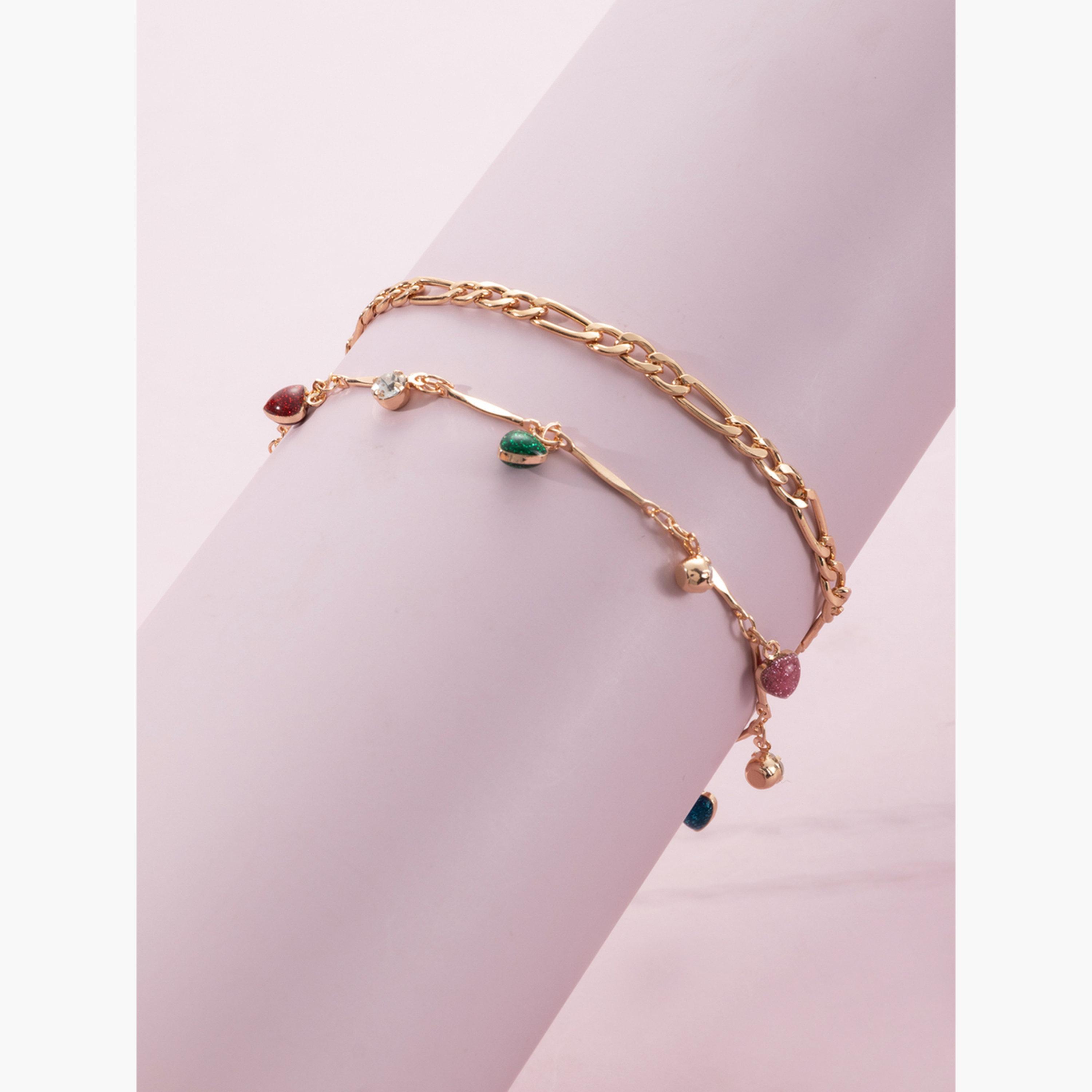 Take Two Set of 2 - Link Bracelets-women-watchesandjewellery-jewellery-banglesandbracelets-image-3