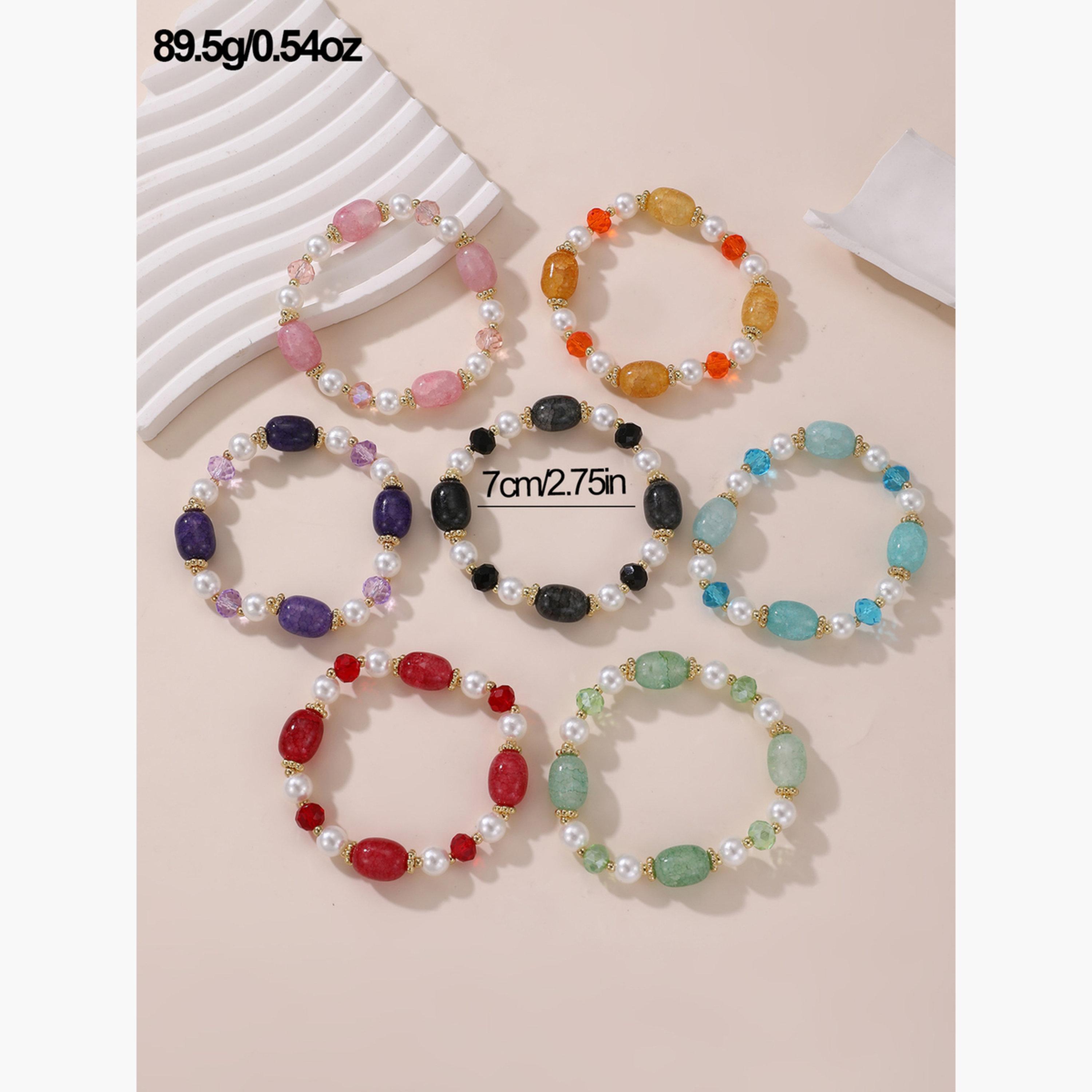 Take Two Set of 7 - Multi Beaded Bracelets-women-watchesandjewellery-jewellery-banglesandbracelets-image-5