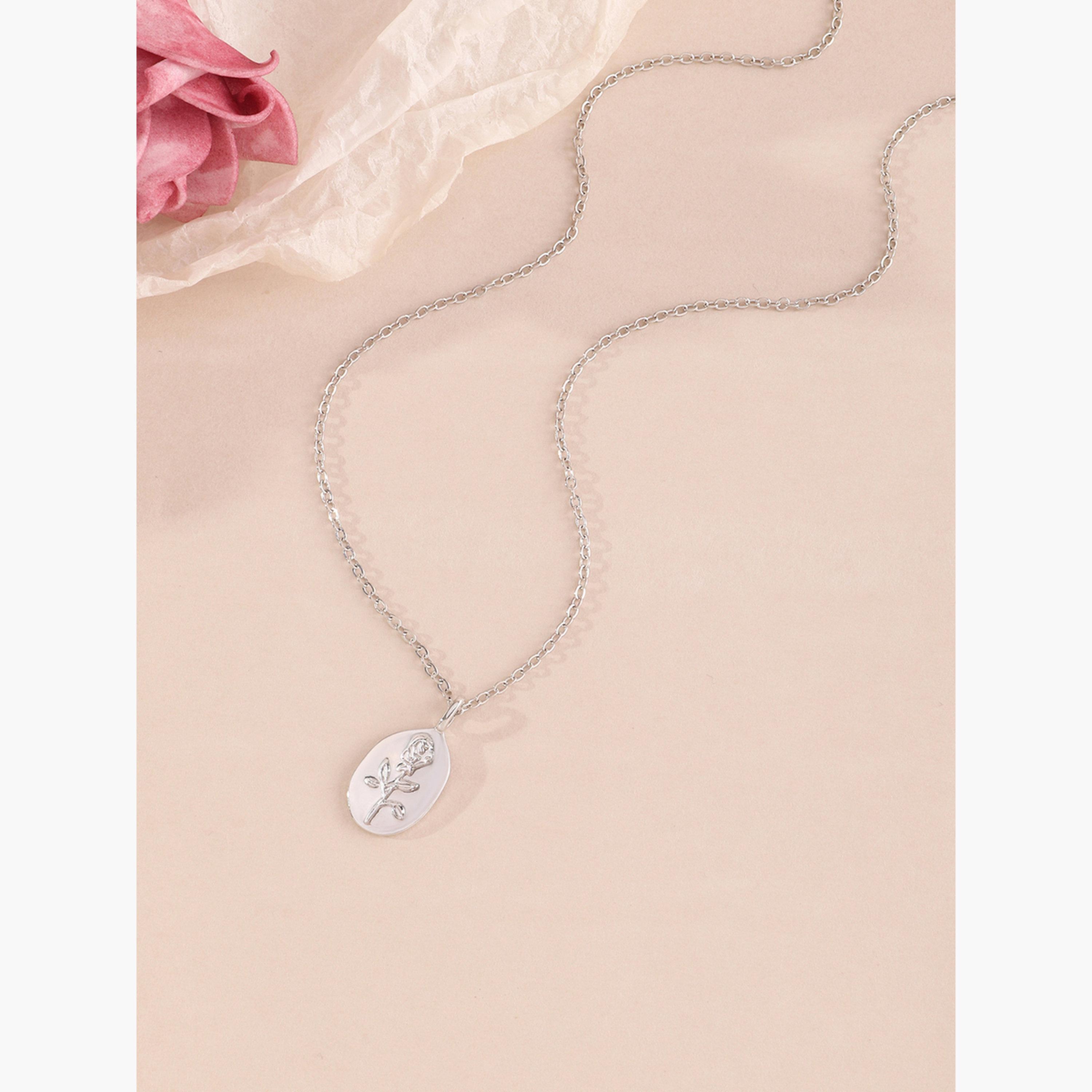 Take Two Rose Pendant Chain Necklace-women-watchesandjewellery-jewellery-necklacesandpendants-image-5