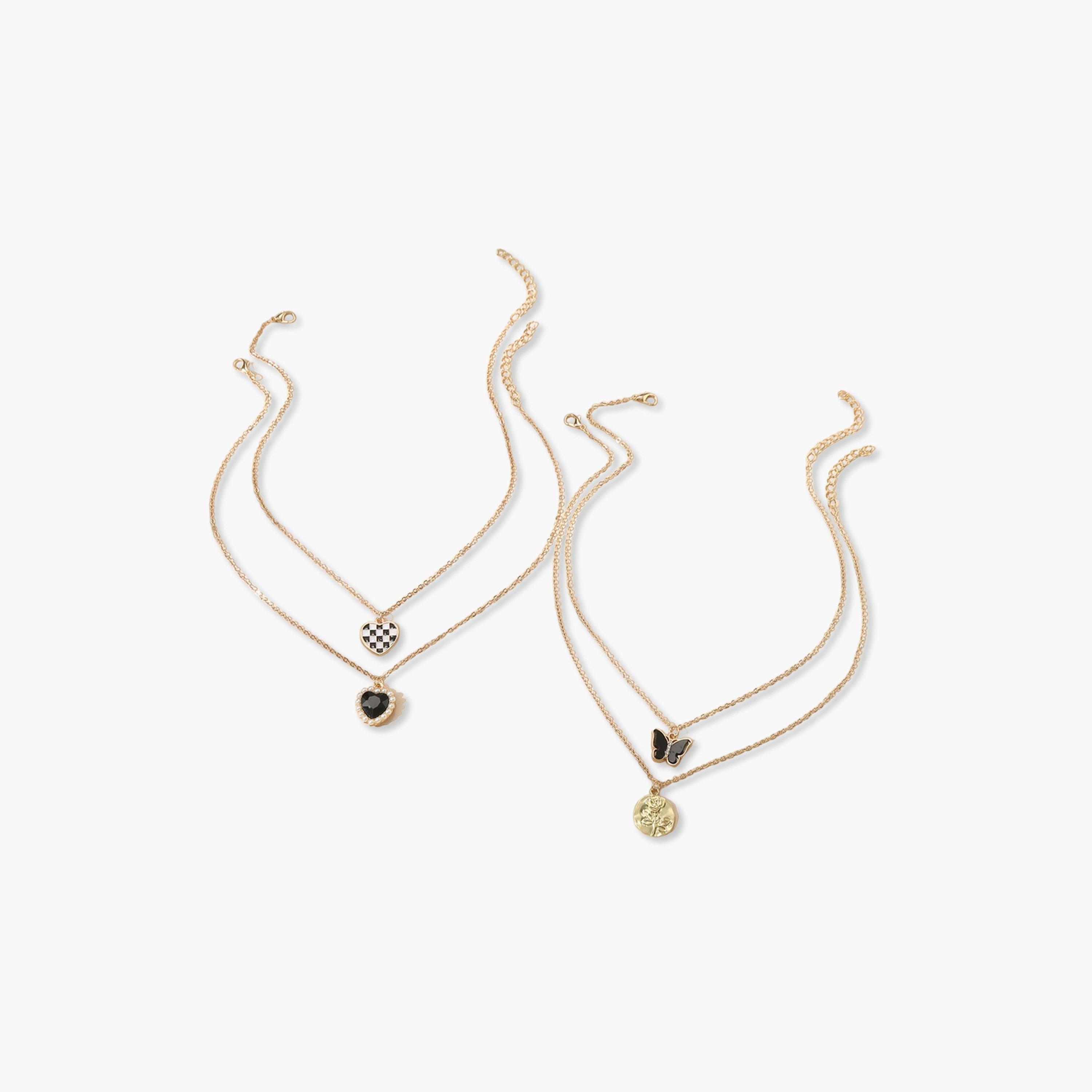مجموعة من 4 اعقاد كاجوال-women-watchesandjewellery-jewellery-necklacesandpendants-image-1