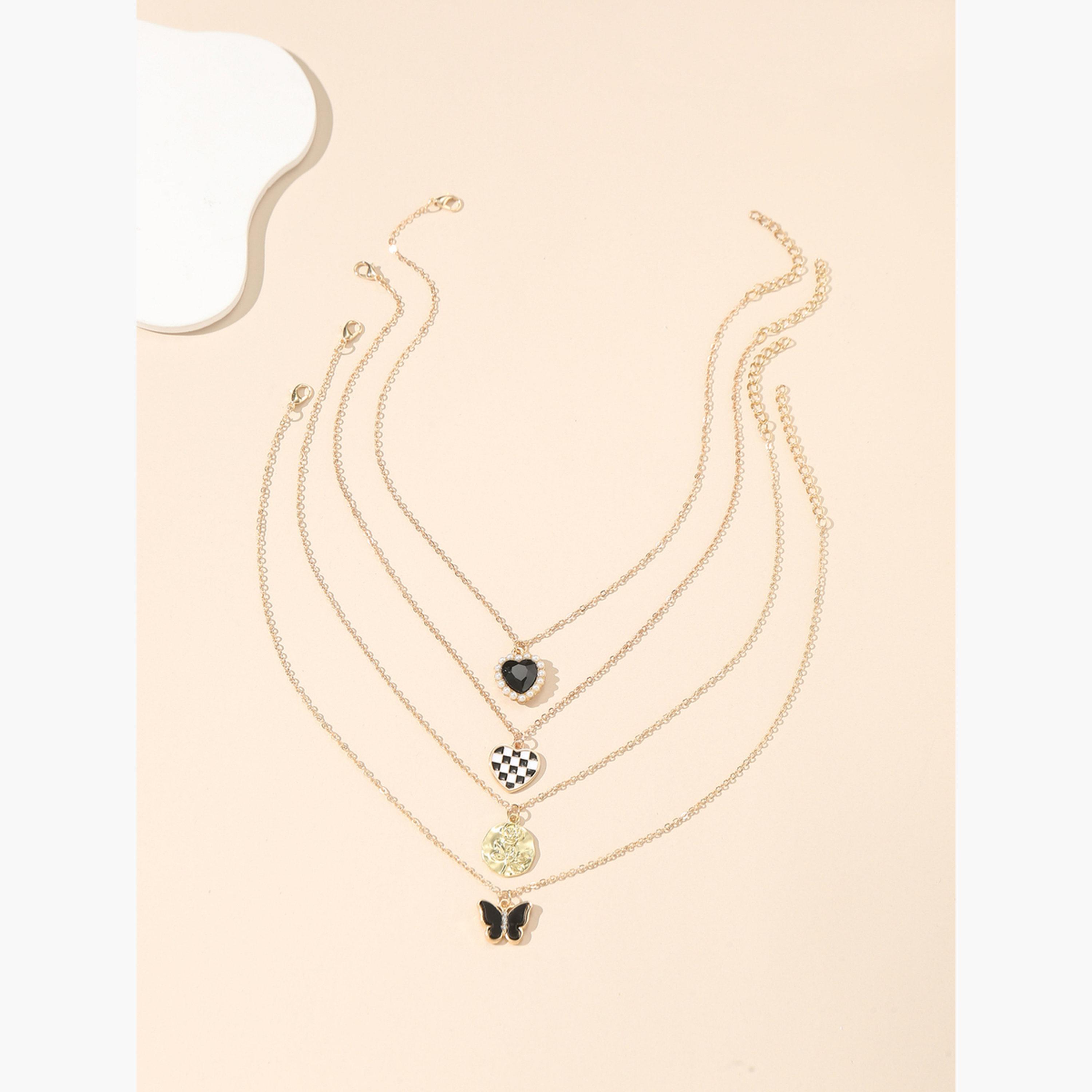 Take Two Set of 4 - Heart Pendant Necklaces-women-watchesandjewellery-jewellery-necklacesandpendants-image-5